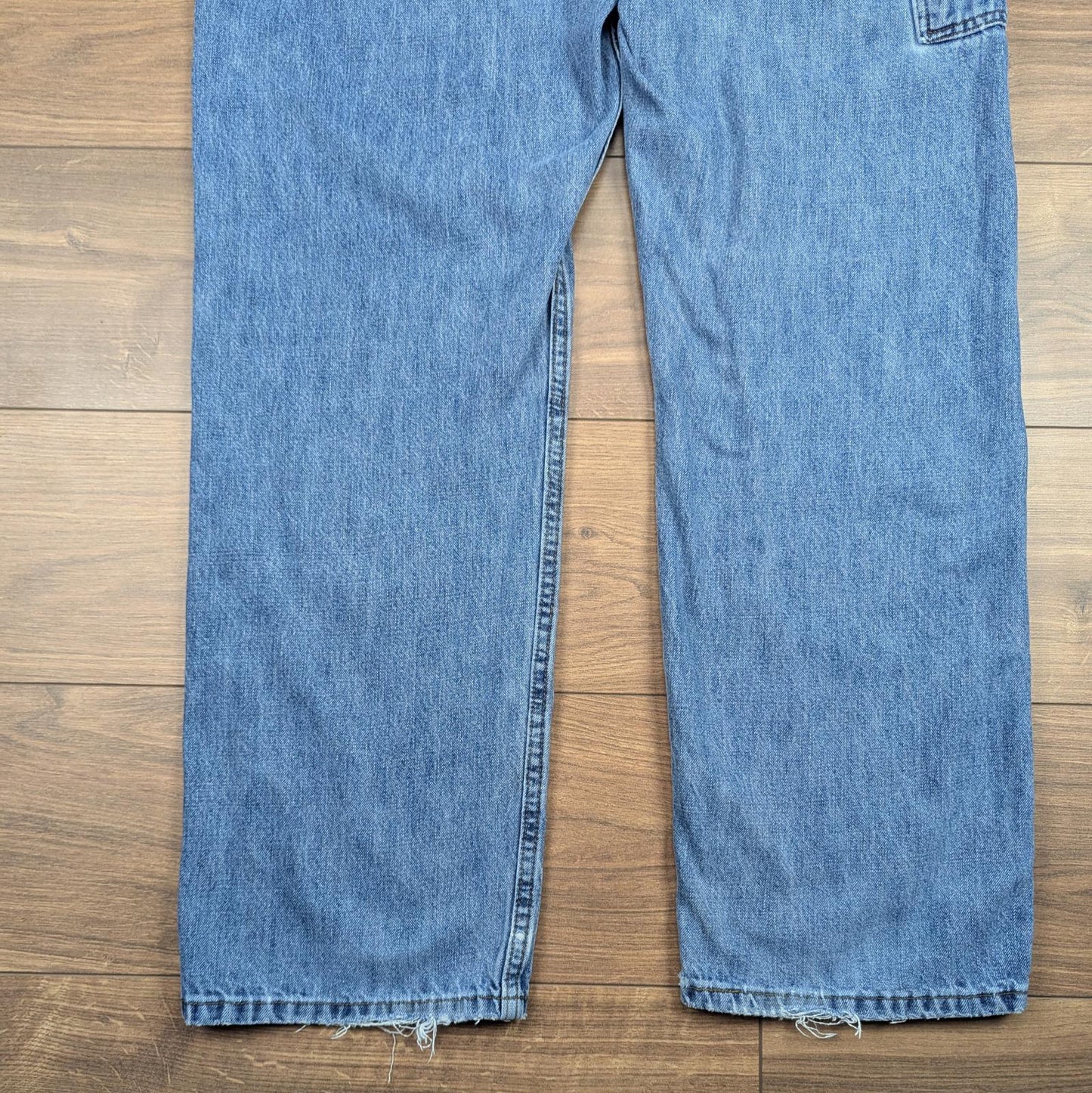 Blue Vintage Lee Carpenter Jeans Loose Fit Cargo Hip-Hop Straight Leg W40 L34