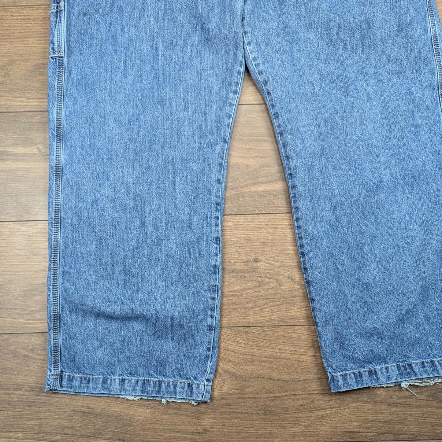 Blue Vintage Levi's Carpenter Jeans Baggy Cargo Straight Leg W46 L30
