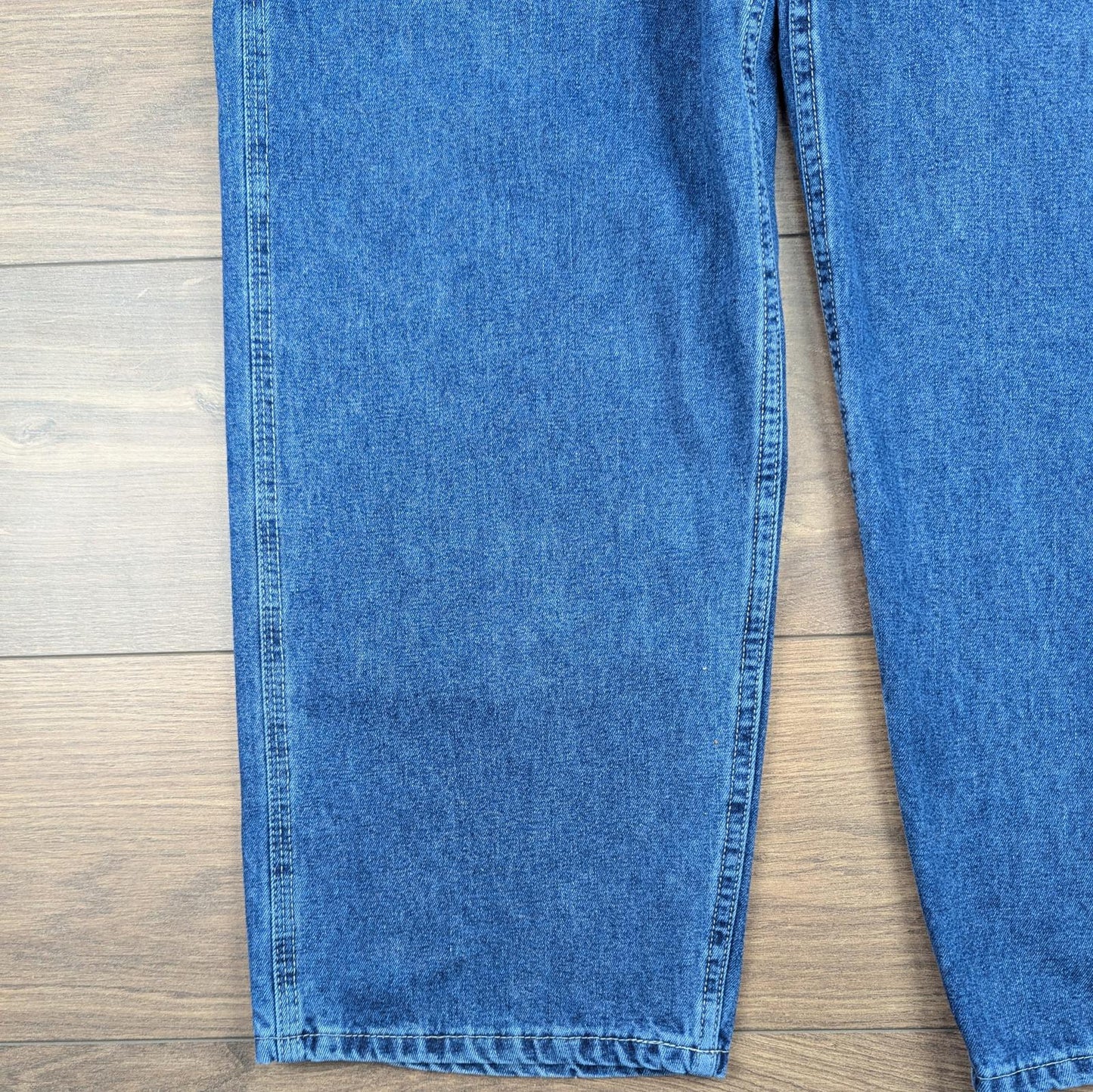Blue Lee Dungarees Jeans Vintage 90's Baggy Carpenter Jeans Hip Hop Skater W38 L30
