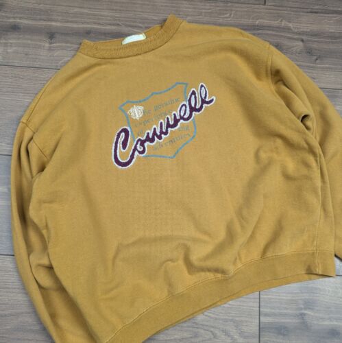Vintage Mustard 80's 90's Conwell Jumper Sweatshirt