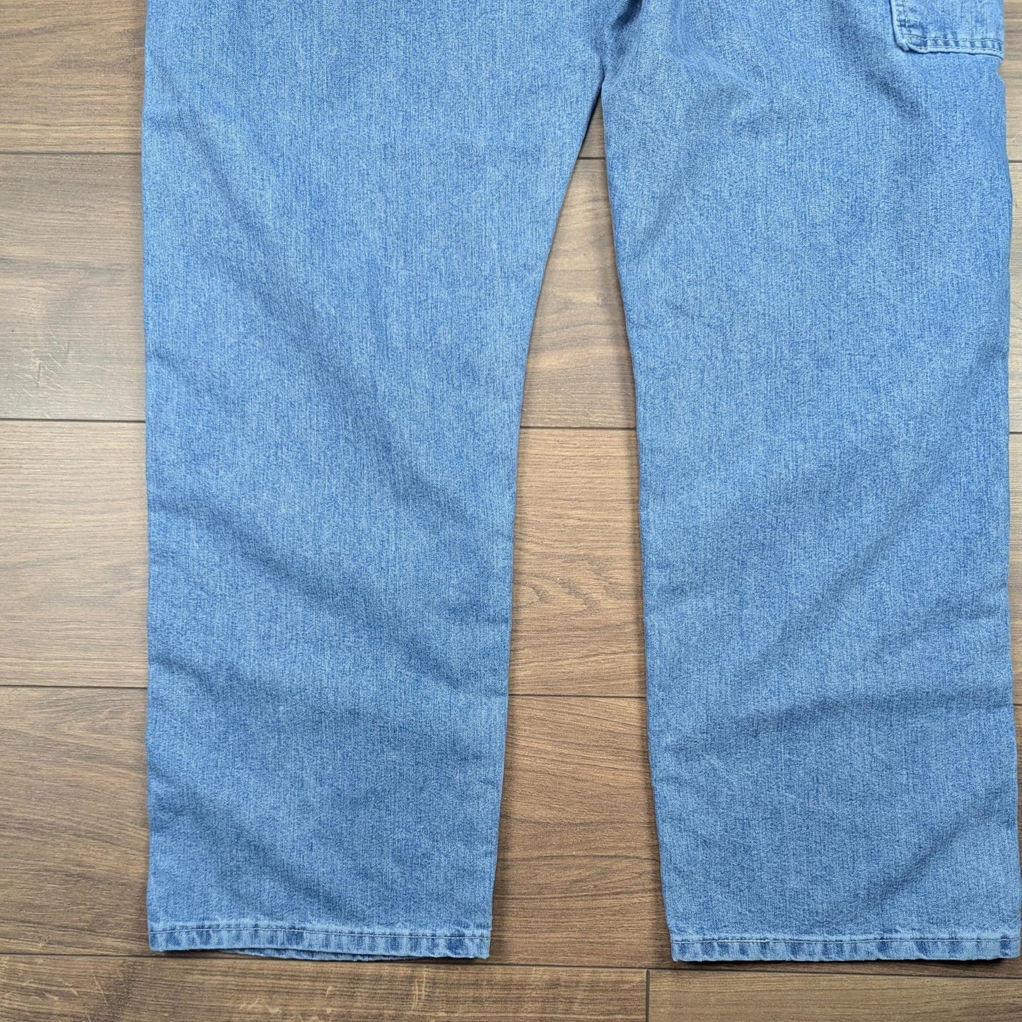 Blue Vintage Lee Dungarees Carpenter Jeans Cargo Straight Leg W40 L32
