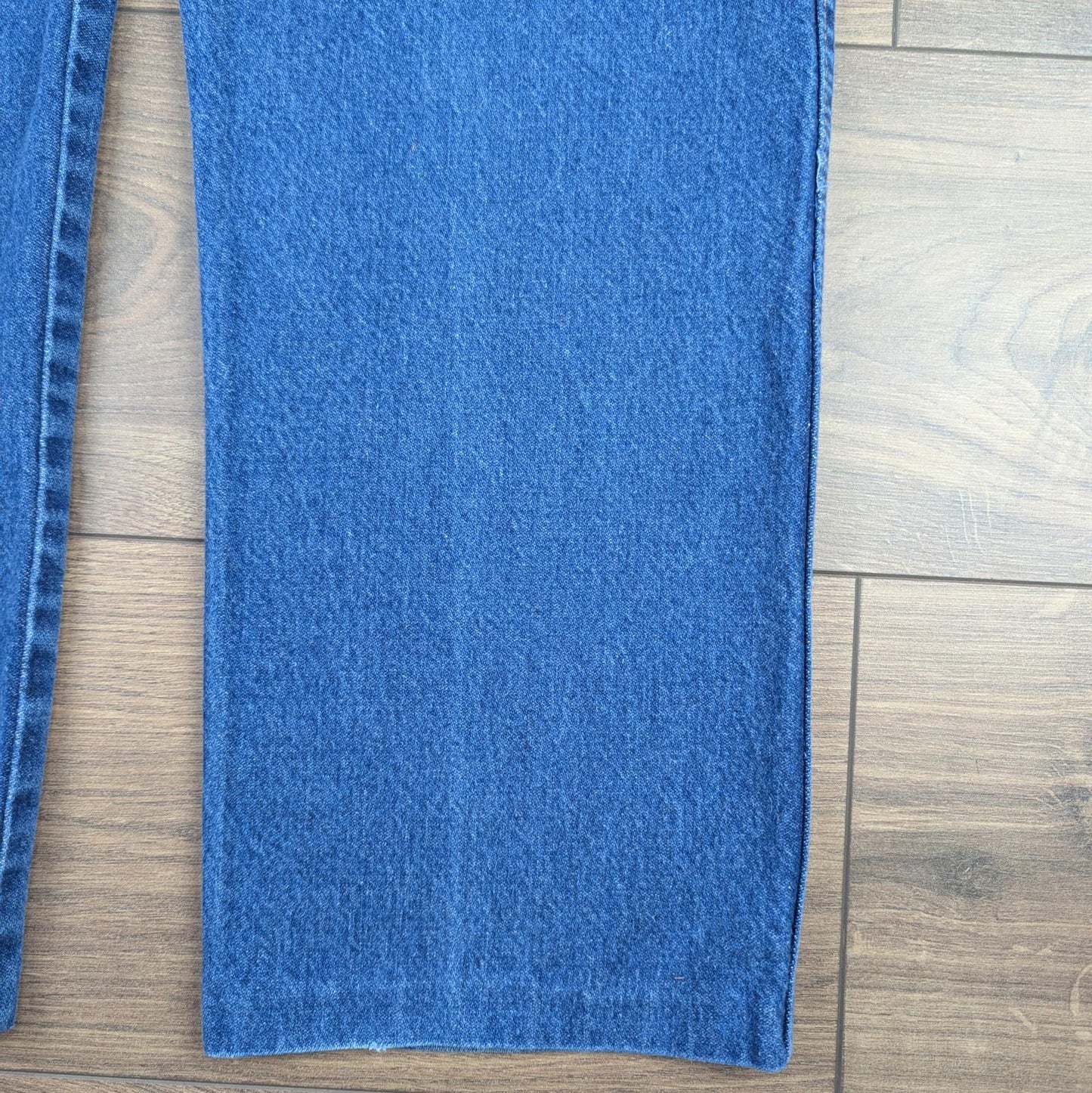 Blue Wrangler Vintage Jeans Carpenter Hip-Hop Straight Leg Baggy Fit W34 L26