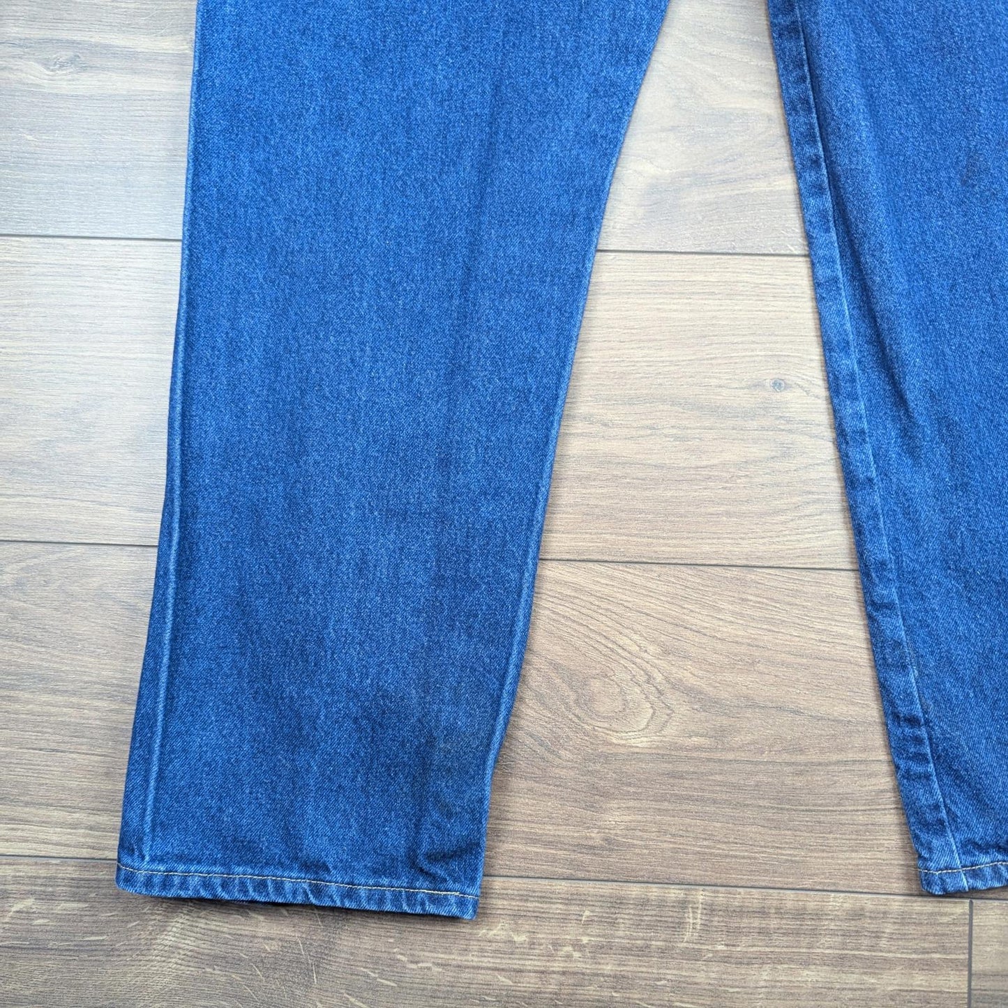 Vintage Blue Wrangler Riggs Workwear Carpenter Jeans Straight Leg W36 L34