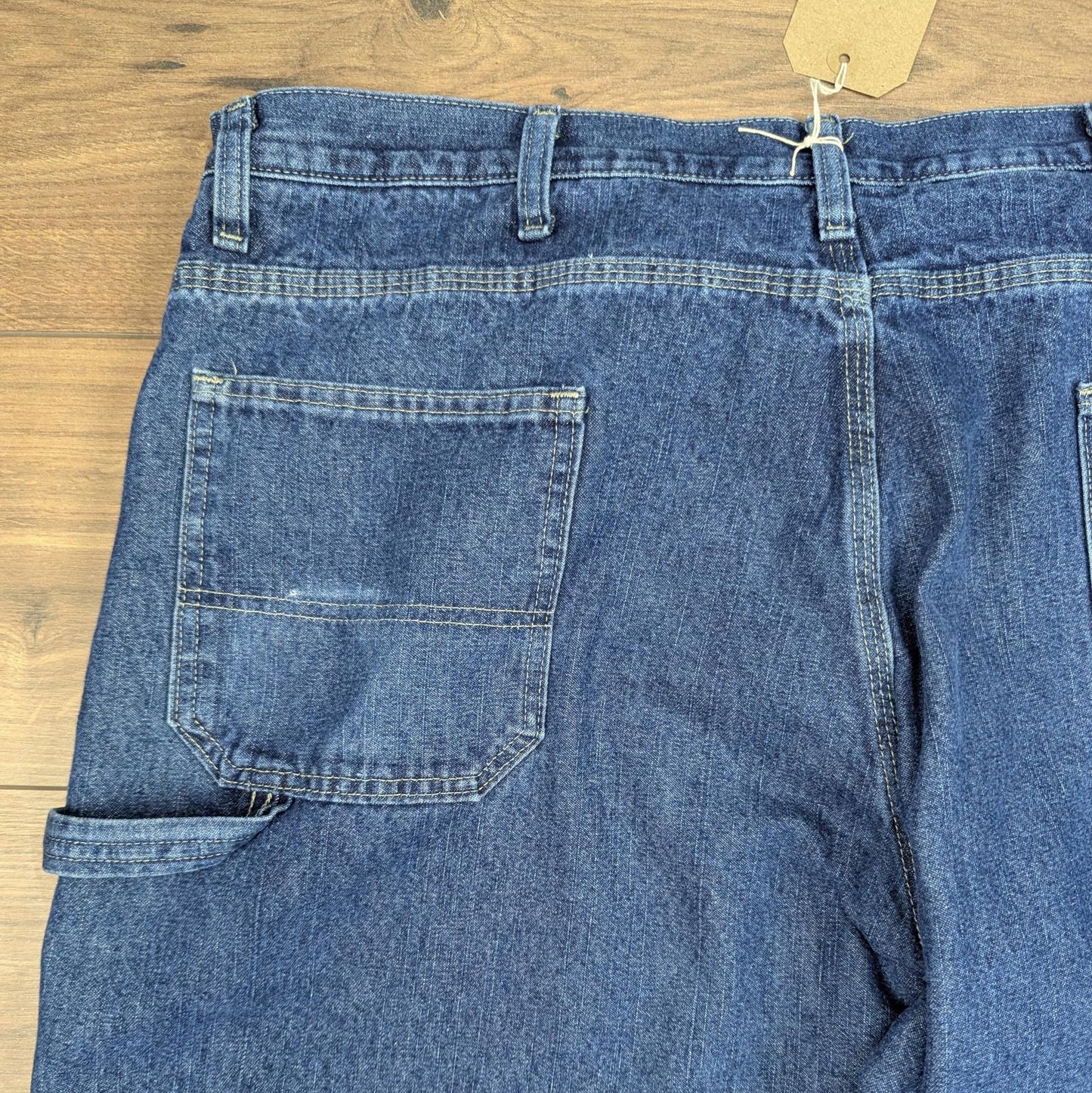 Blue Vintage Wrangler Carpenter Jeans Heavy Fleece Lined Straight Leg W40 L30