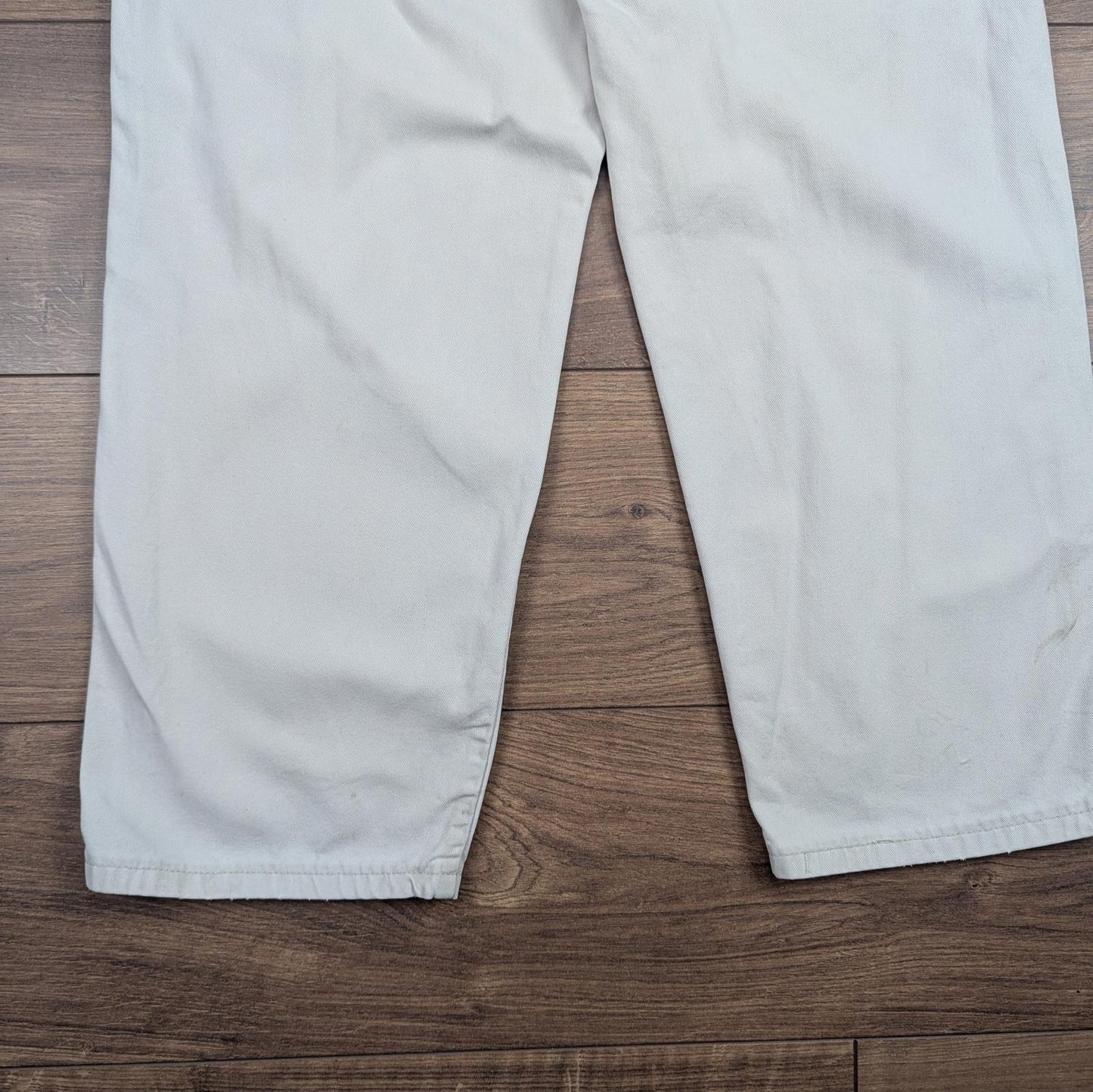 Vintage Beige Carpenter Pants Jeans Baggy Cargo Straight Leg W30 L28