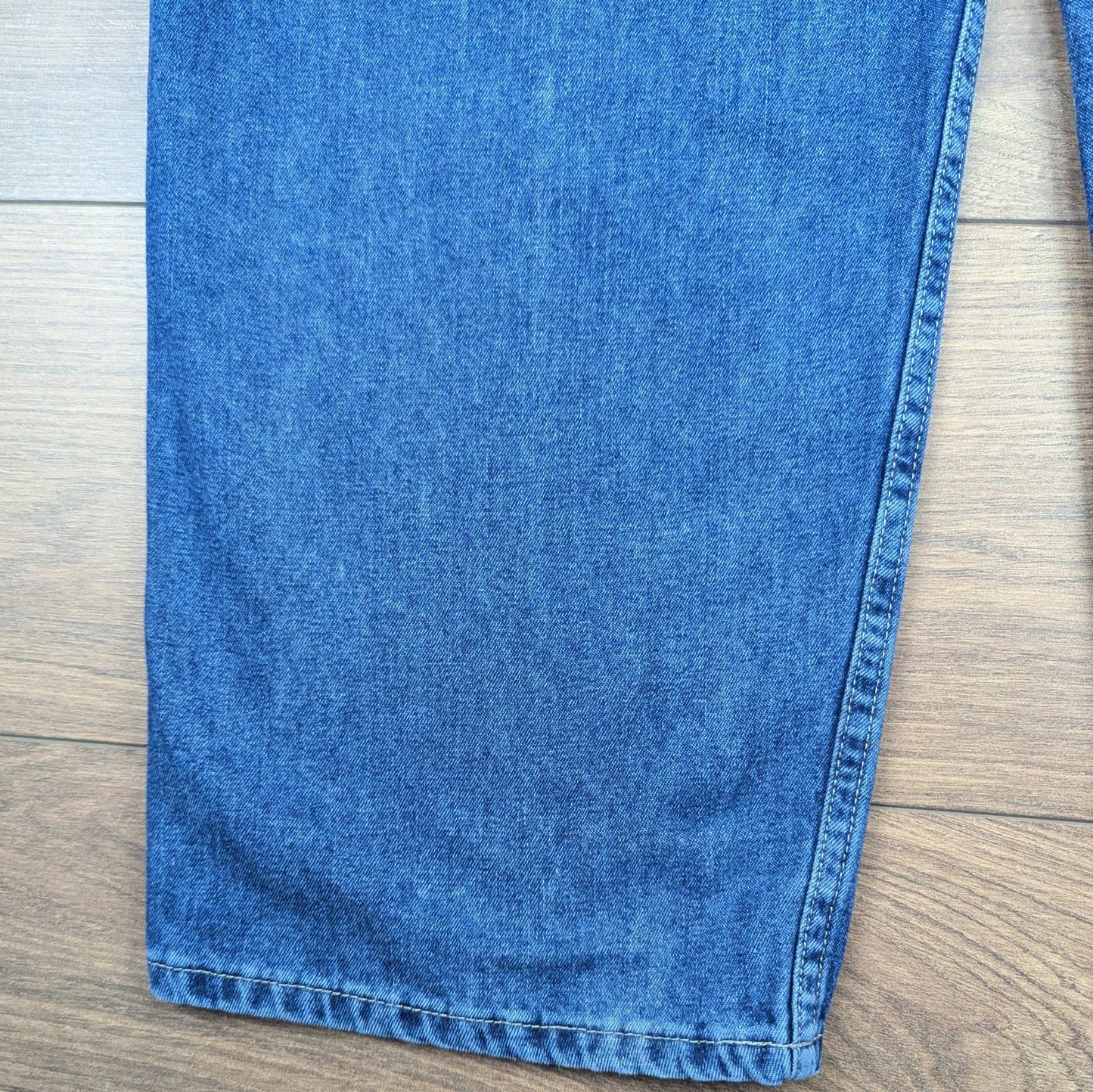 Blue Lee Dungarees Jeans Vintage 90's Baggy Carpenter Jeans Hip Hop Skater W38 L30