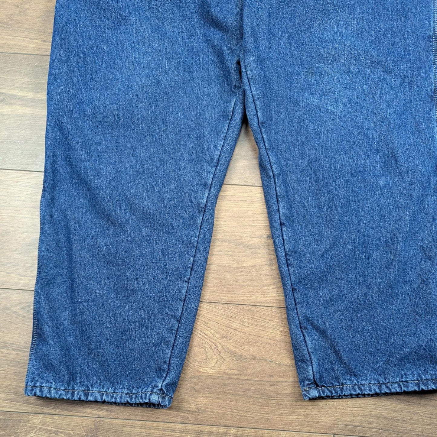 Blue Vintage Wrangler Carpenter Jeans Heavy Fleece Lined Straight Leg W40 L30