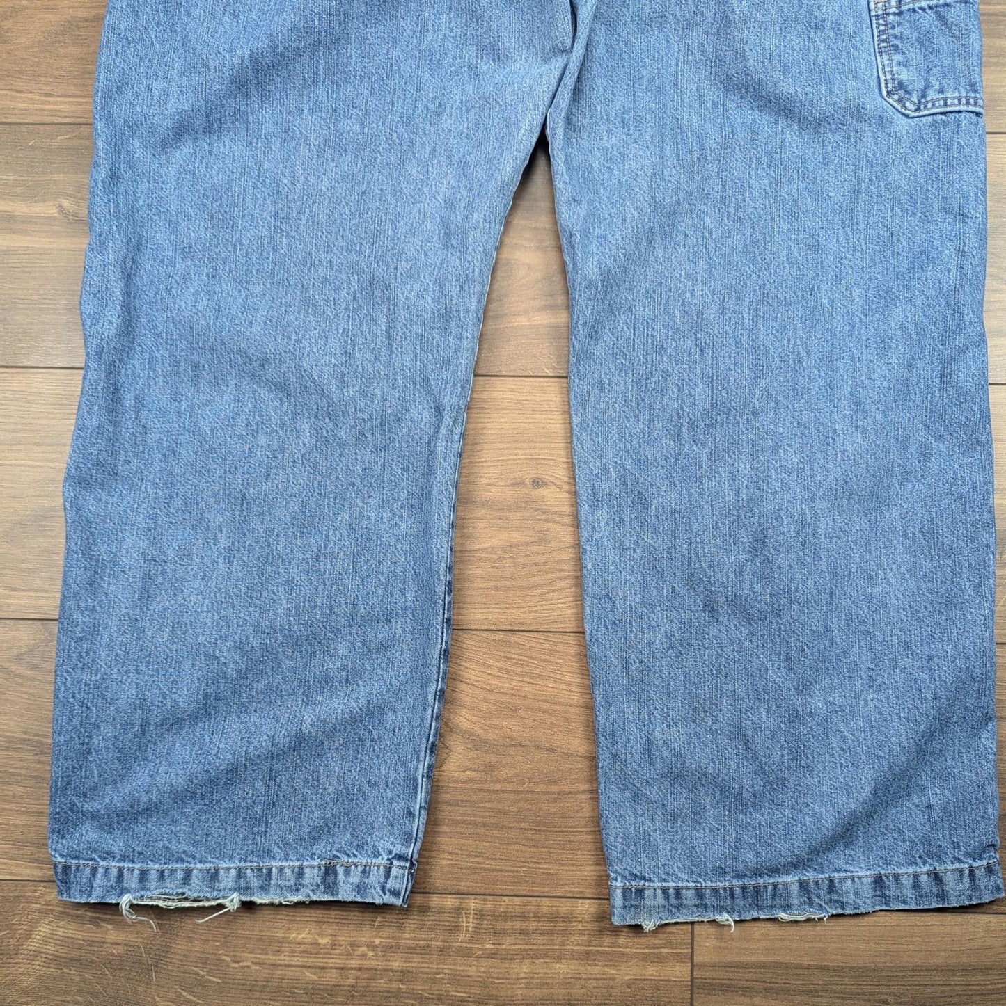 Blue Vintage Levi's Carpenter Jeans Baggy Cargo Straight Leg W46 L30
