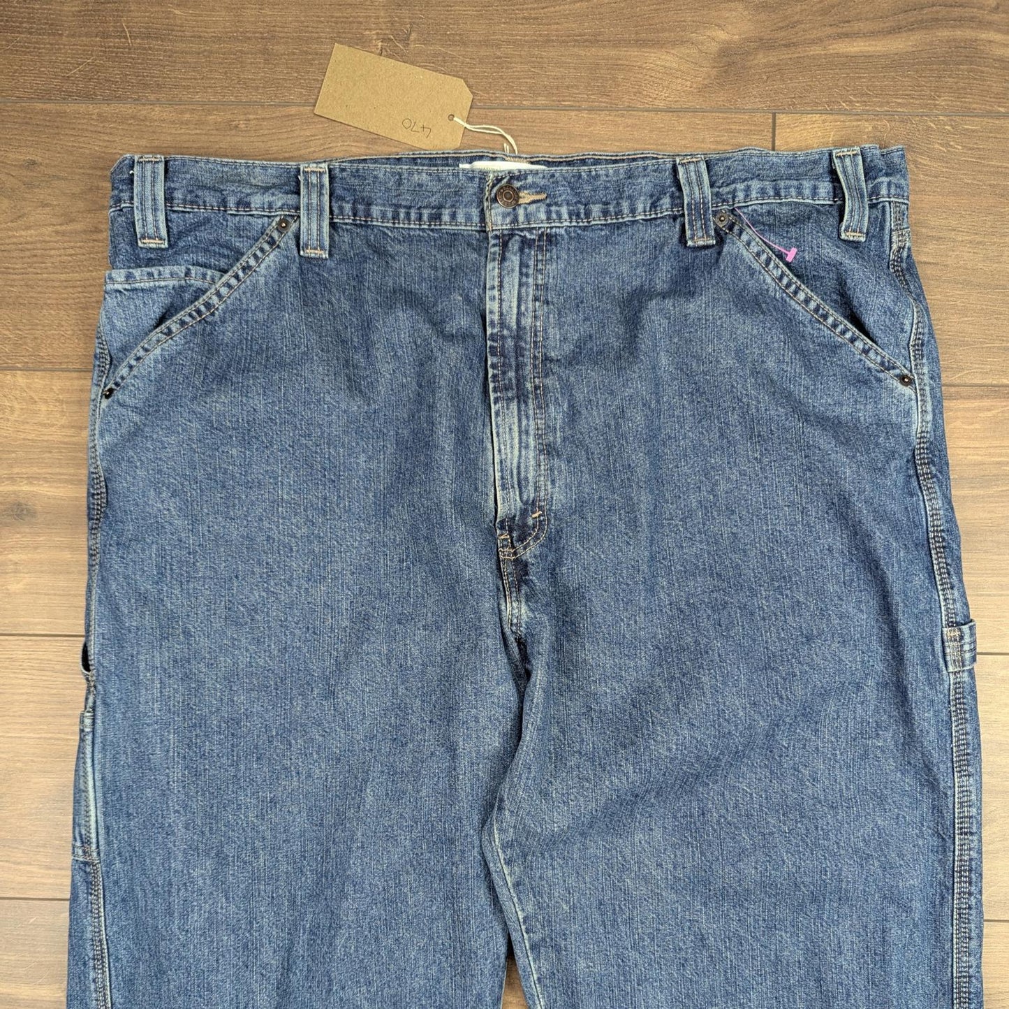 Blue Levi's Carpenter Jeans Baggy Cargo Hip-Hop Skater Straight Leg W46 L28