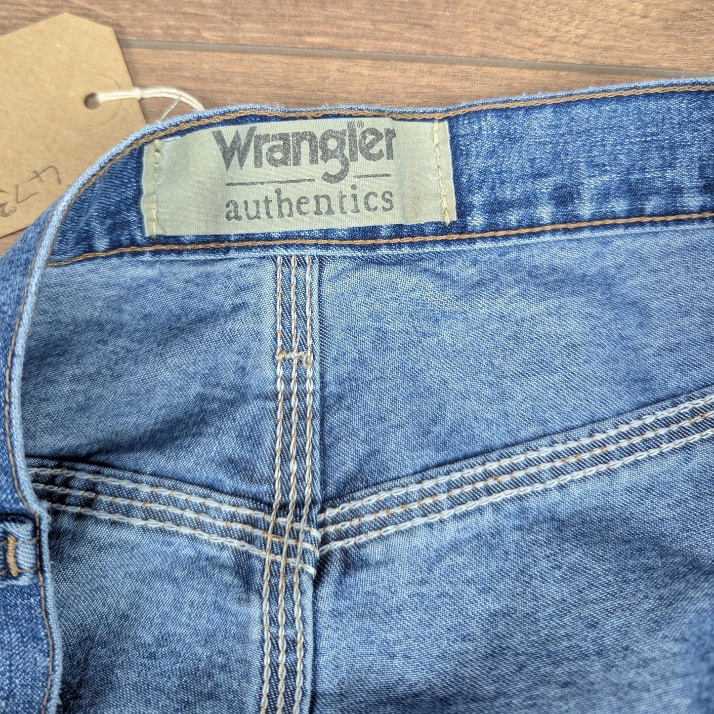 Blue Vintage Wrangler Carpenter Jeans Baggy Cargo Straight Leg W44 L32