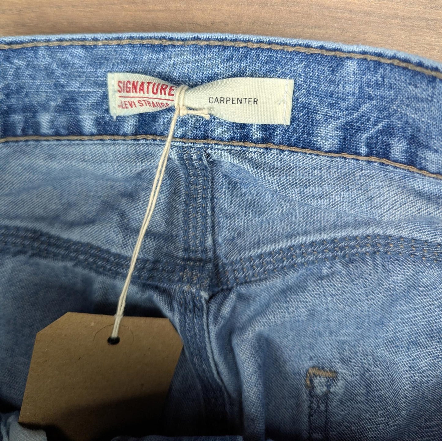 Blue Vintage Levi's Carpenter Jeans Baggy Hip-Hop Skater Straight Leg W29 L28
