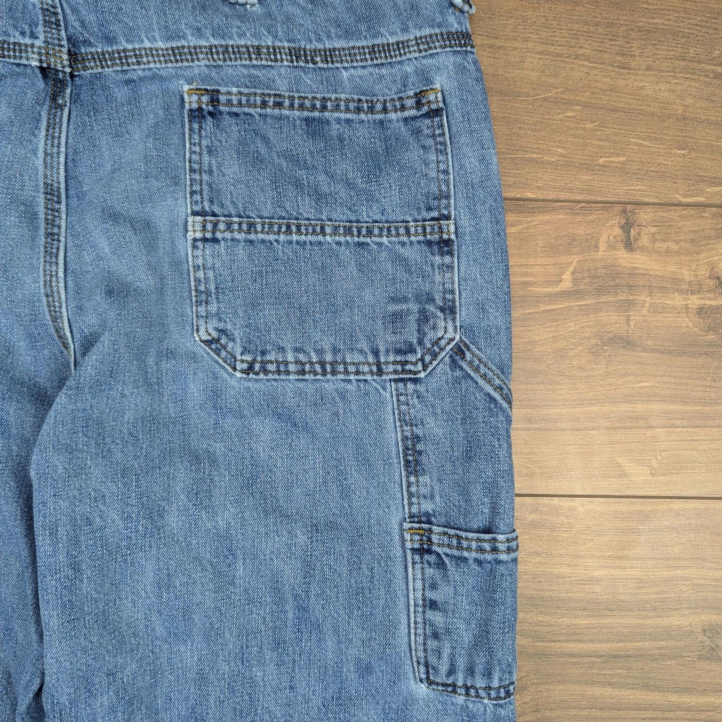 Blue Vintage Lee Carpenter Jeans Loose Fit Cargo Hip-Hop Straight Leg W40 L34