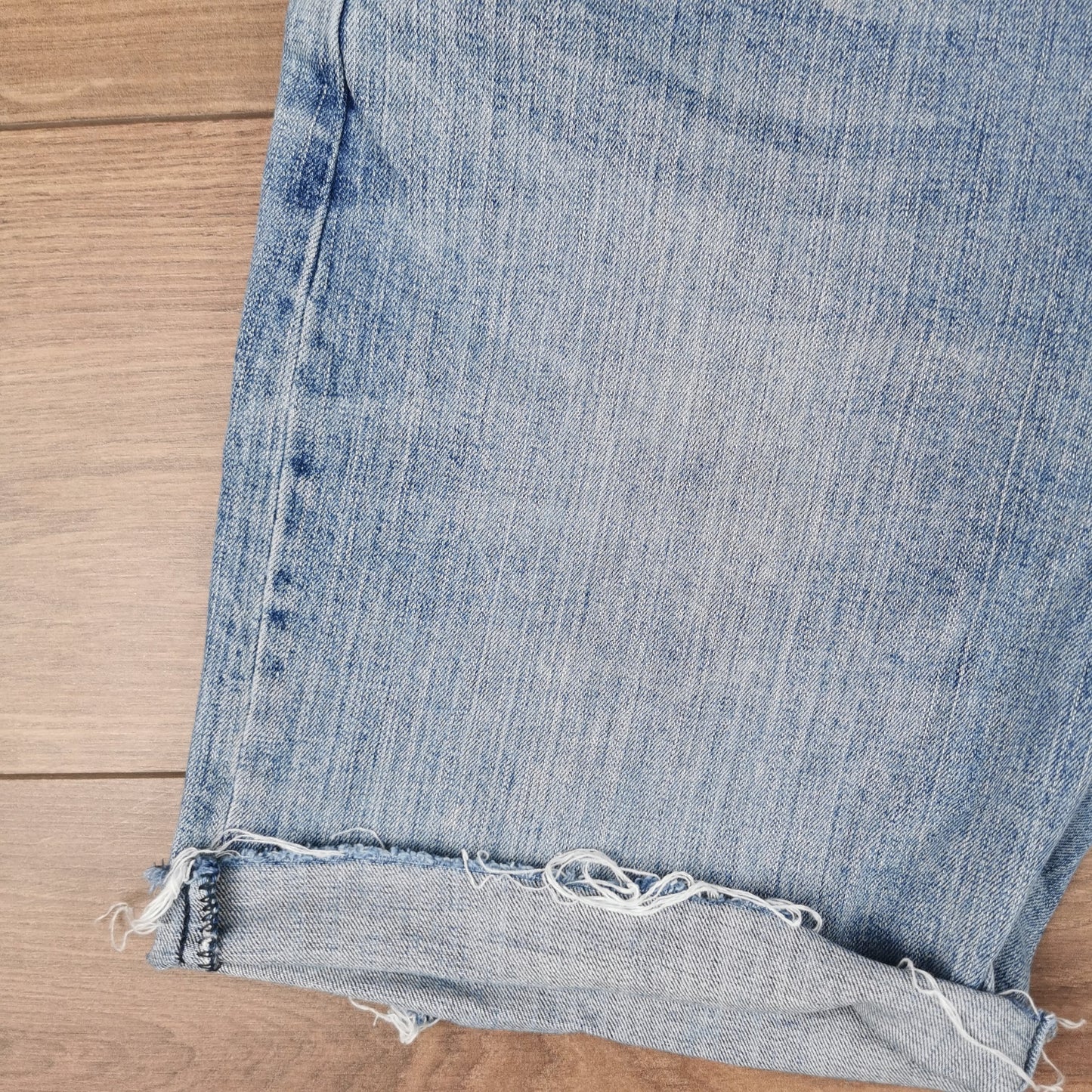 Vintage Wrangler Cut-off Relaxed Fit Blue Denim Jean Shorts Jorts W32