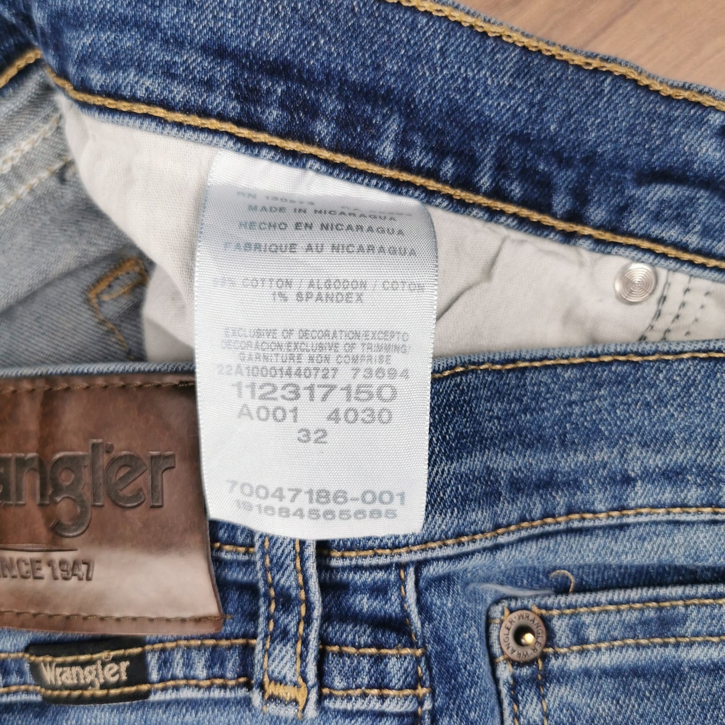 Vintage Wrangler Blue Denim Shorts Jorts Medium Wash W32