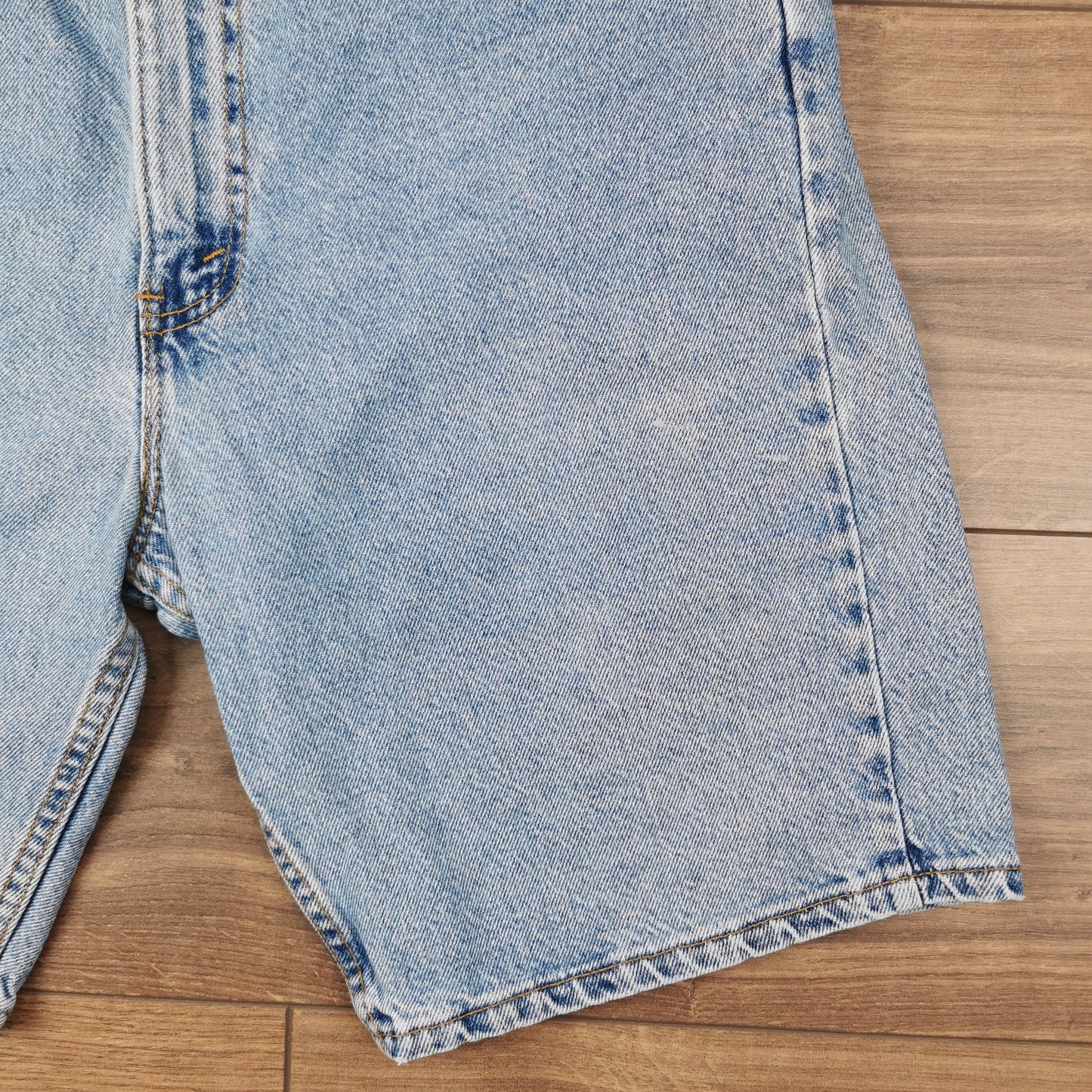 Vintage 90s Levi's 505 Blue Denim Shorts Jorts Baggy Regular Fit W34