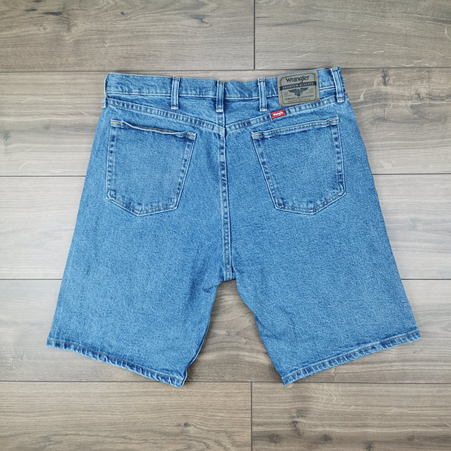 Vintage Wrangler Blue Denim Shorts Jorts Medium Wash W34