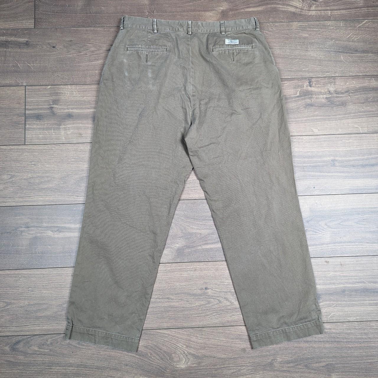 Brown Vintage 80's Ralph Lauren Classic Straight Leg Chino Trousers W38 L30