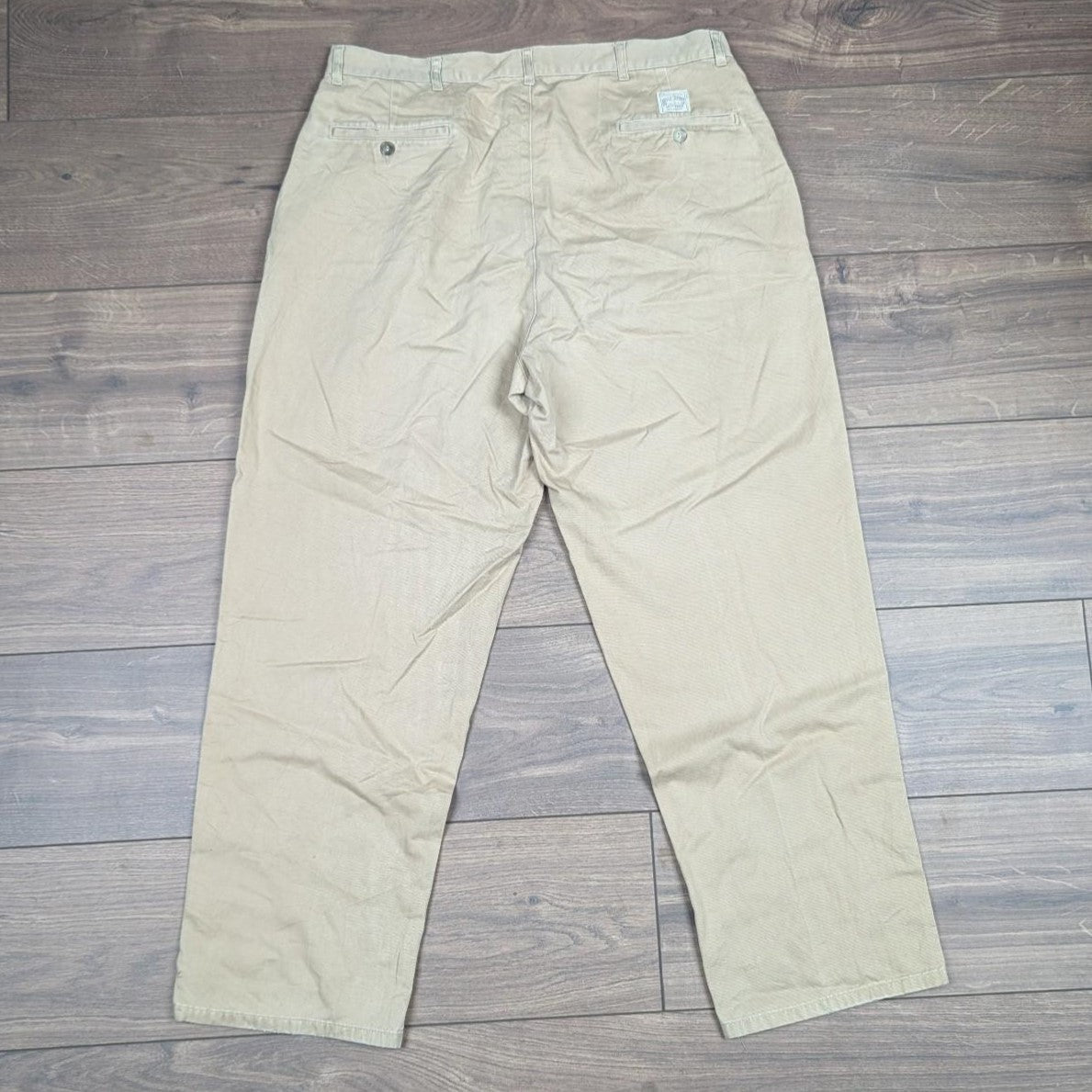 Vintage 80's Brown Polo Ralph Lauren Chino Trousers W36 L30