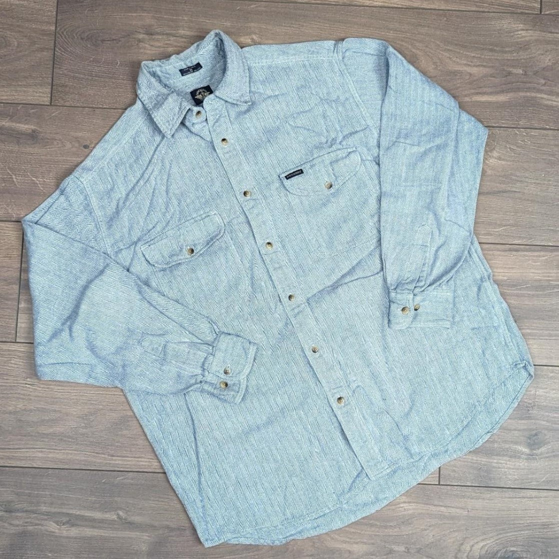 Rare Vintage 90's Dockers By Levi Strauss Long Sleeve Flannel Style Shirt