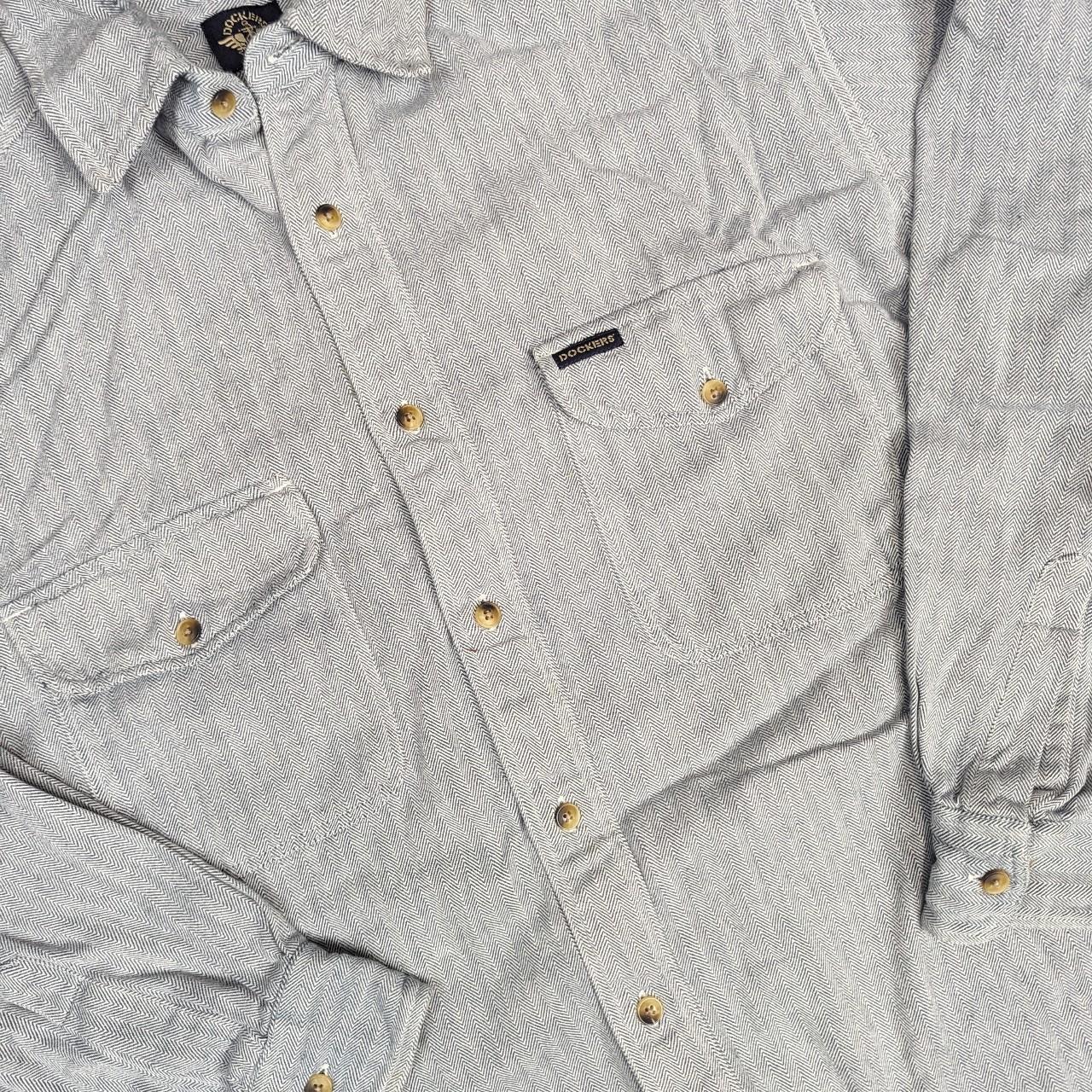 Rare Vintage 90's Dockers By Levi Strauss Long Sleeve Flannel Style Shirt