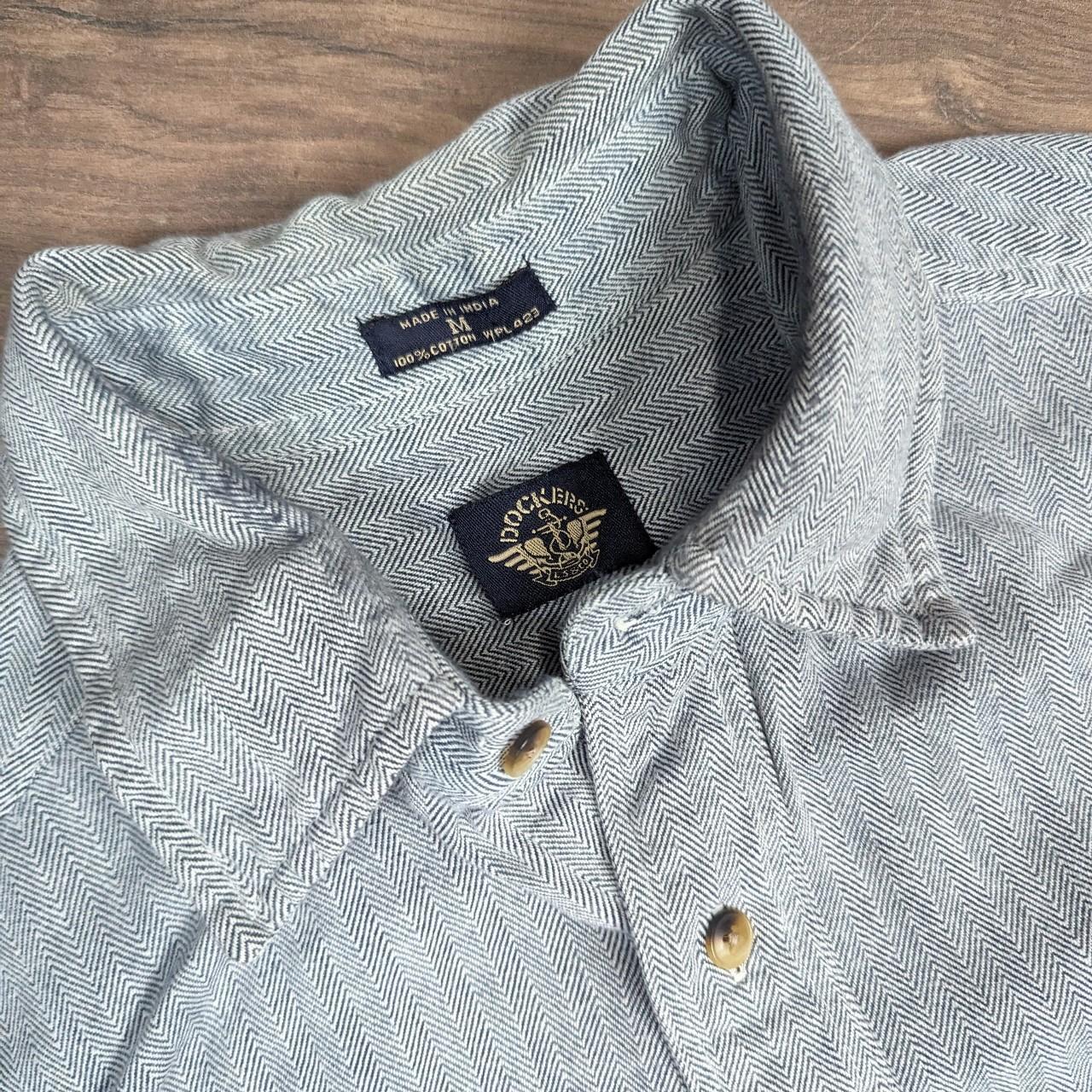 Rare Vintage 90's Dockers By Levi Strauss Long Sleeve Flannel Style Shirt