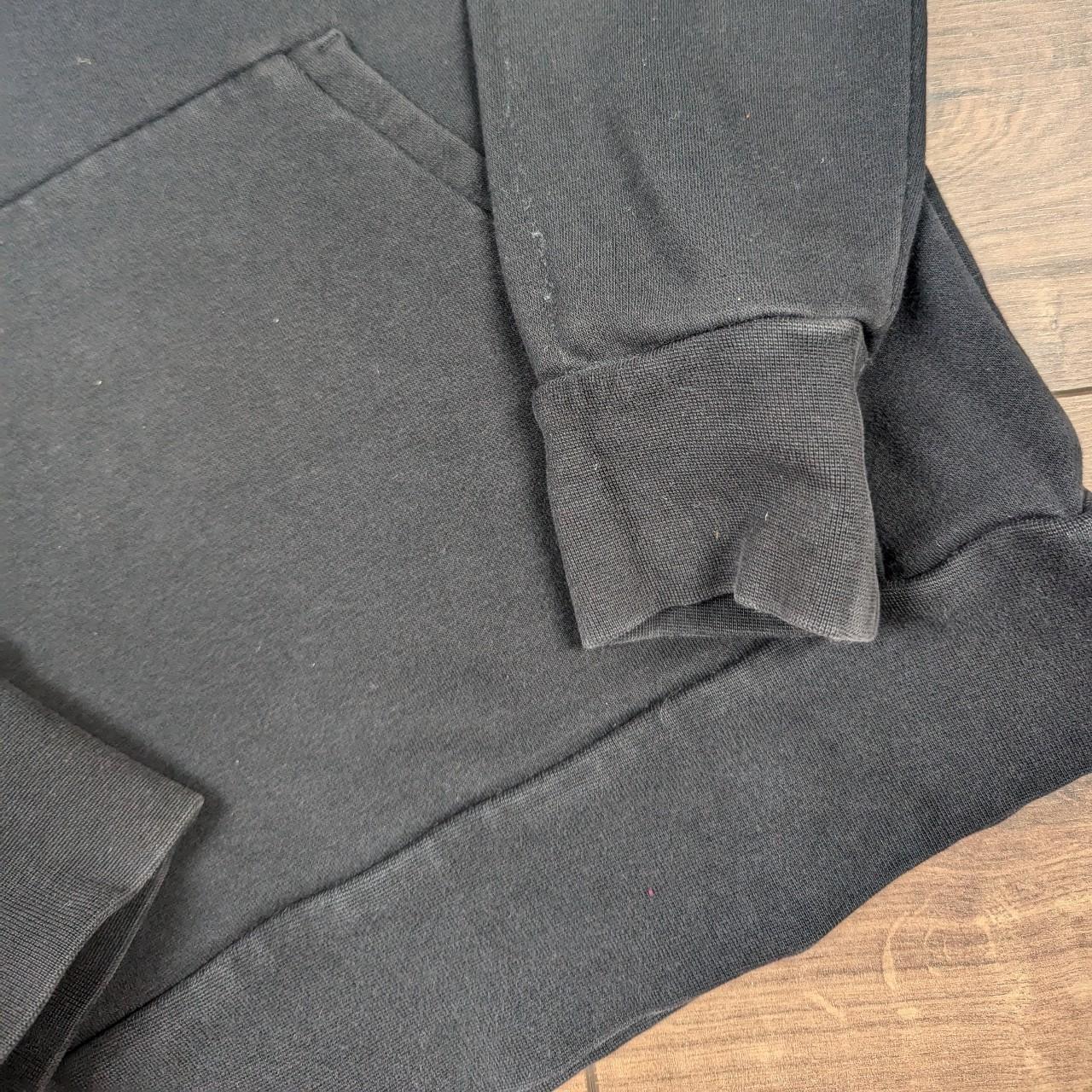 Black Adidas Logo Spellout Hoodie Size M