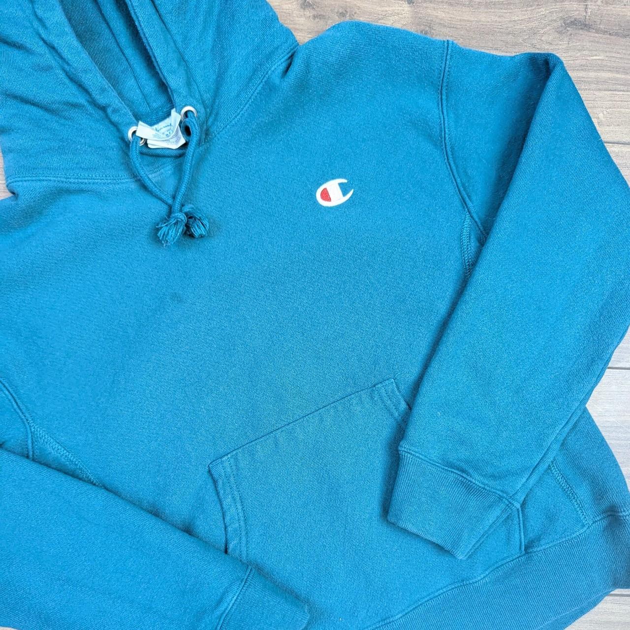 Green Vintage Champion Reverse Weave Hoodie Women's S