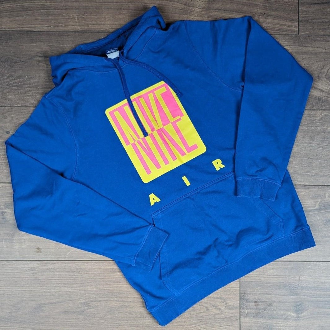 Vintage 00's y2k Blue Nike Air Hoodie Men's S