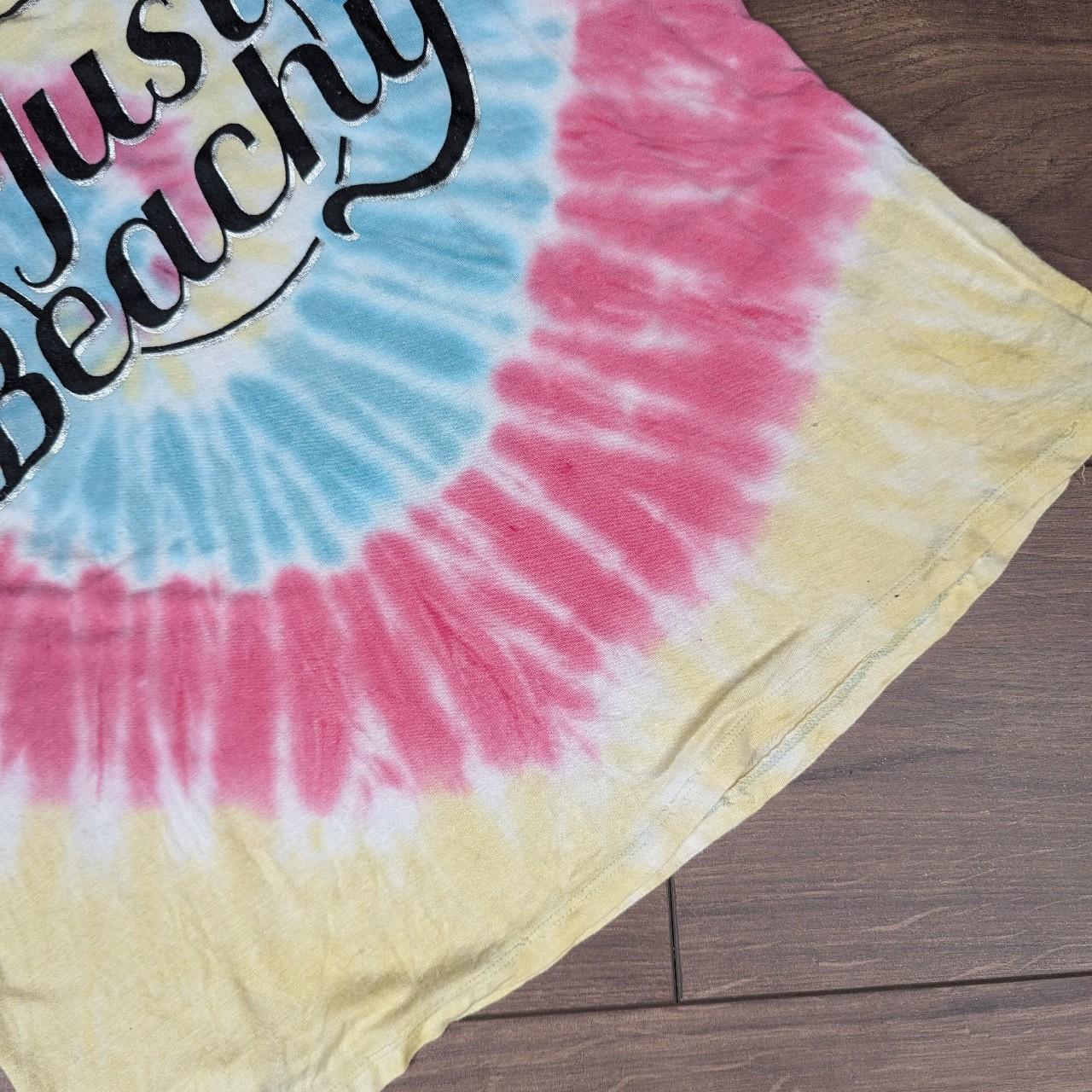 Multicoloured Vintage 00's Y2K Graphic Tie Dye T-Shirt