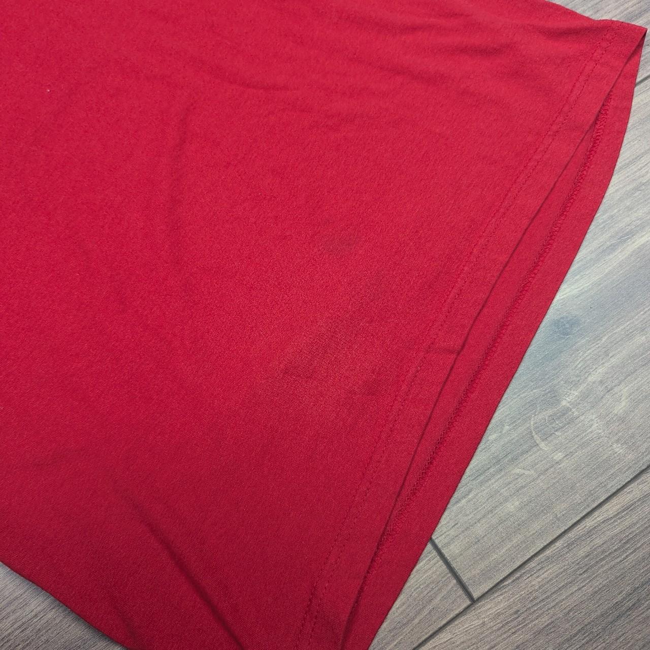 Vintage 00's Red Cursive Indie Rock Band Graphic T-Shirt Size M