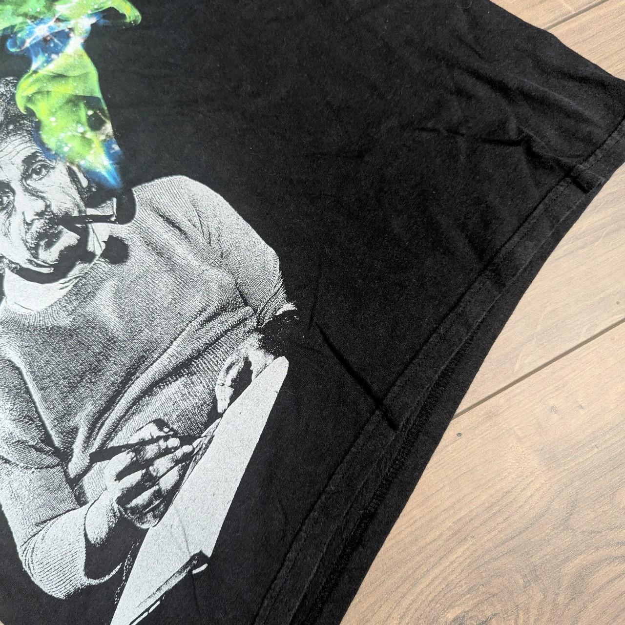 Einstein 00's Vintage Black Graphic T-Shirt Men's M