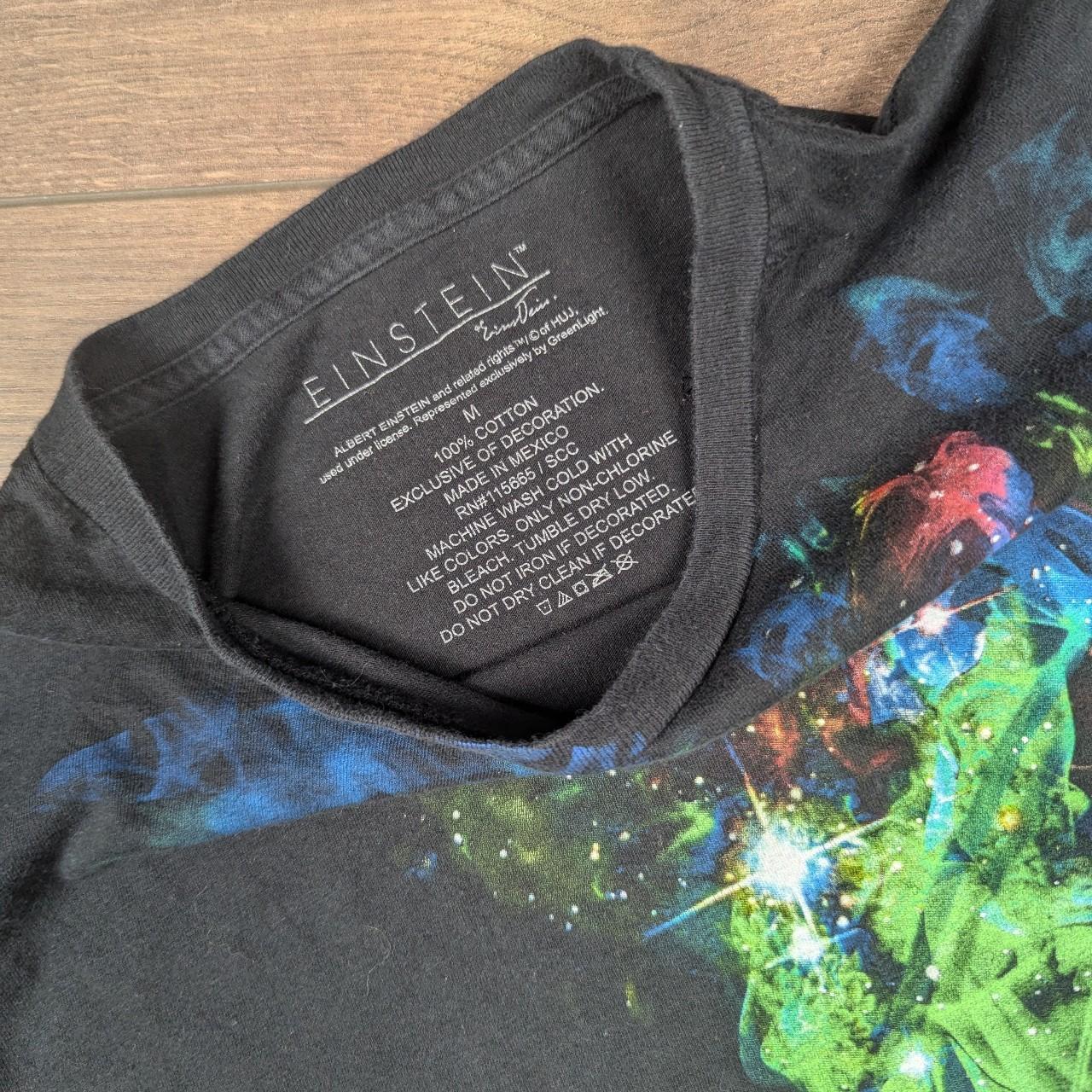 Einstein 00's Vintage Black Graphic T-Shirt Men's M