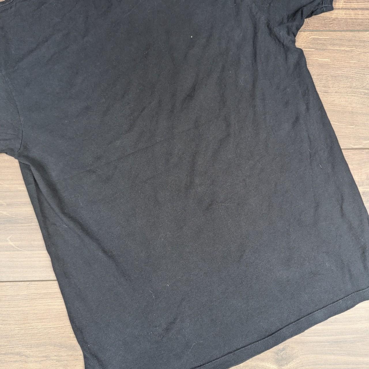 Skate 4 Cancer Single Stitch 00's Vintage Black Graphic T-Shirt Size M