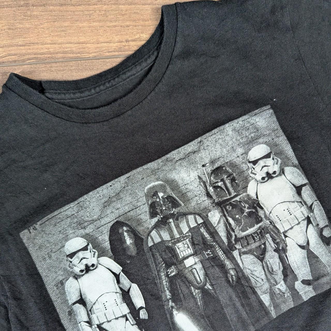 Vintage Black Star Wars Graphic T-Shirt Men's XS/S