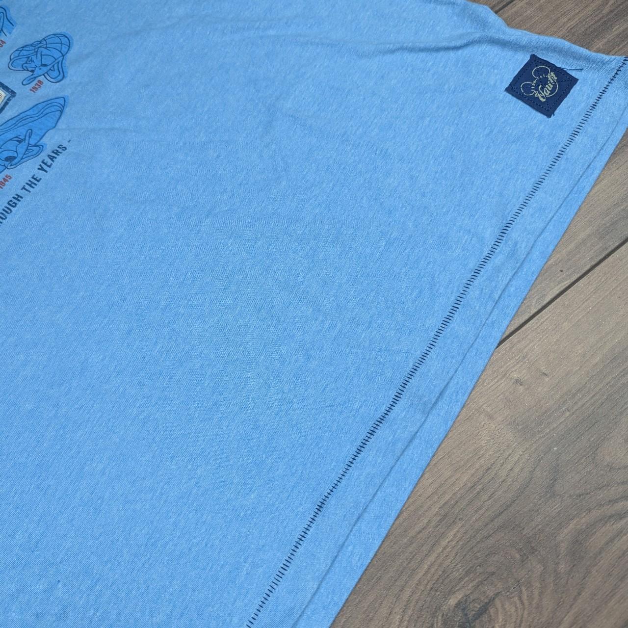 Disney Donald Duck Through the ages Blue Graphic T-Shirt Men's XL