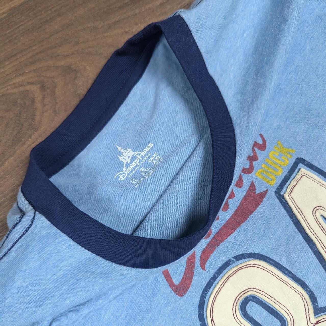 Disney Donald Duck Through the ages Blue Graphic T-Shirt Men's XL