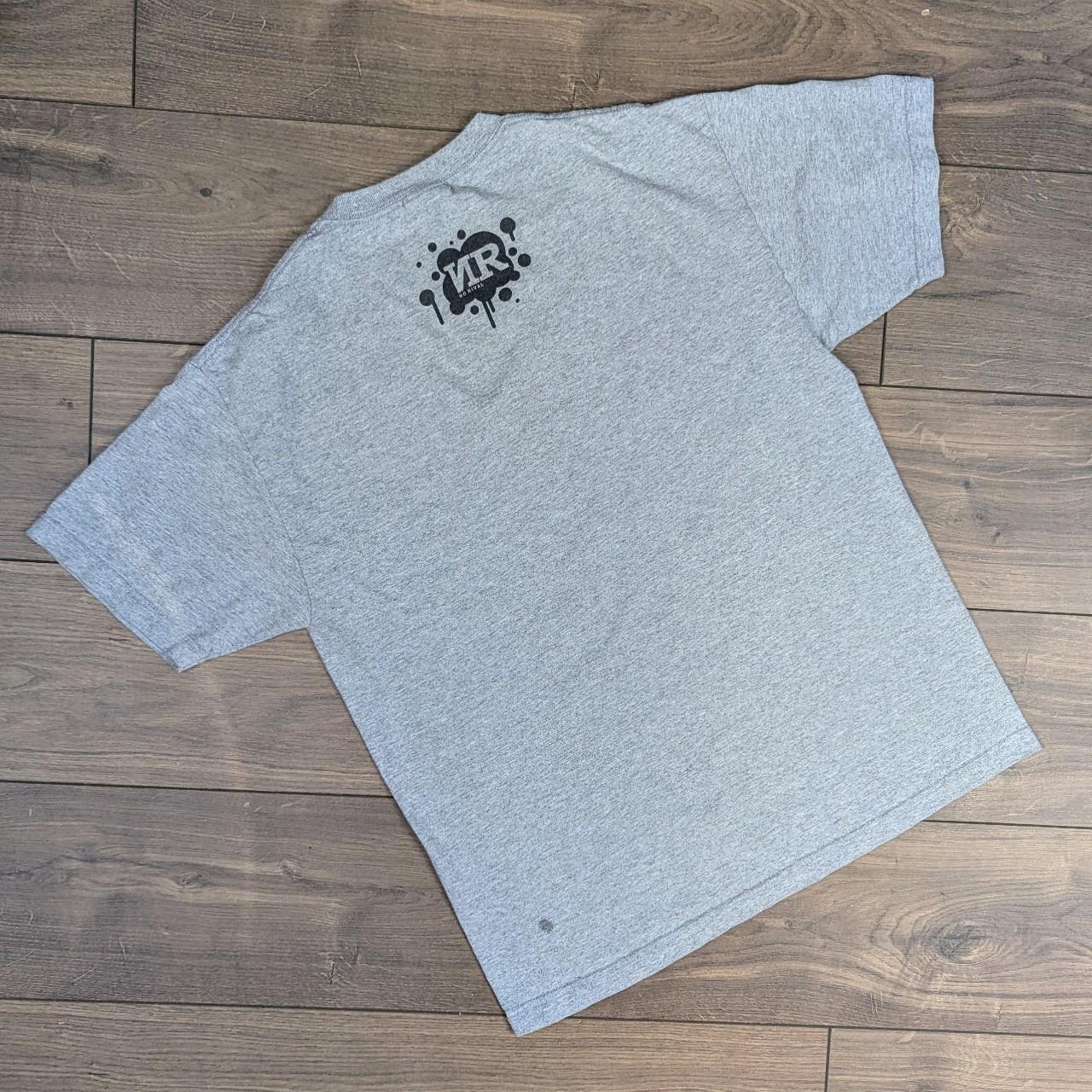 Grey No Rival Boxing Graphic T-Shirt Mike Tyson Men's L