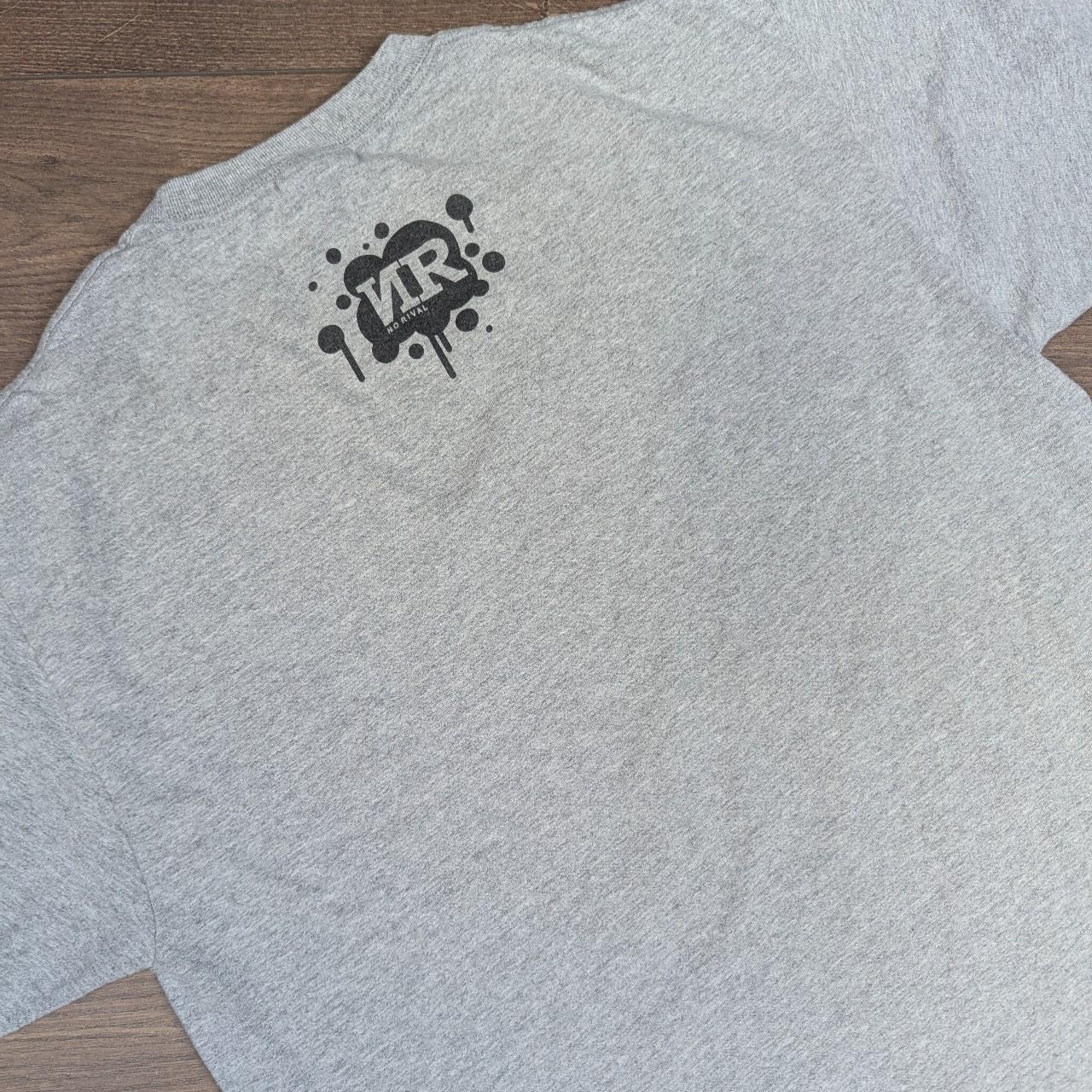Grey No Rival Boxing Graphic T-Shirt Mike Tyson Men's L