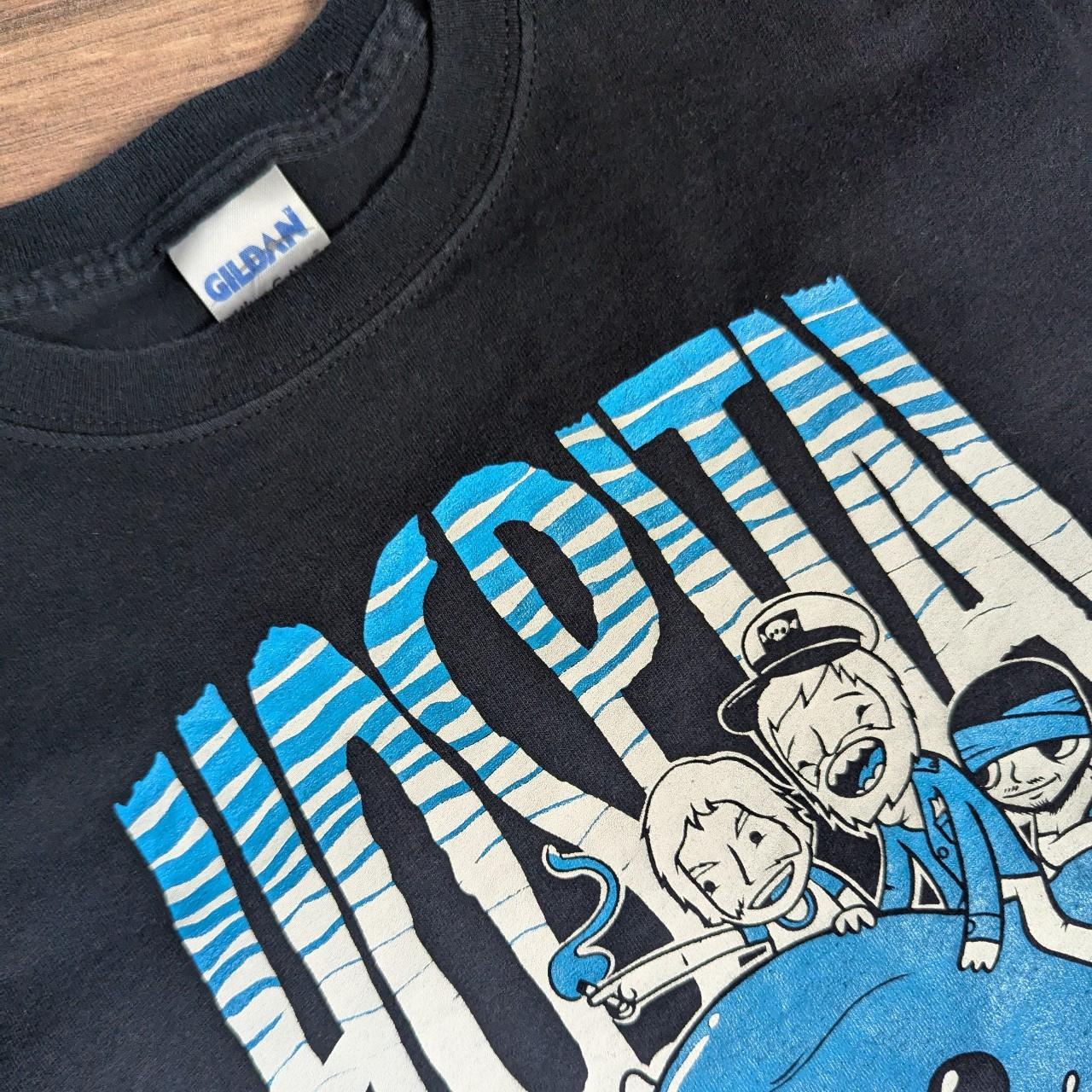 Vintage Gildan Black Cartoon Quirky Funny Graphic T-Shirt Men's M
