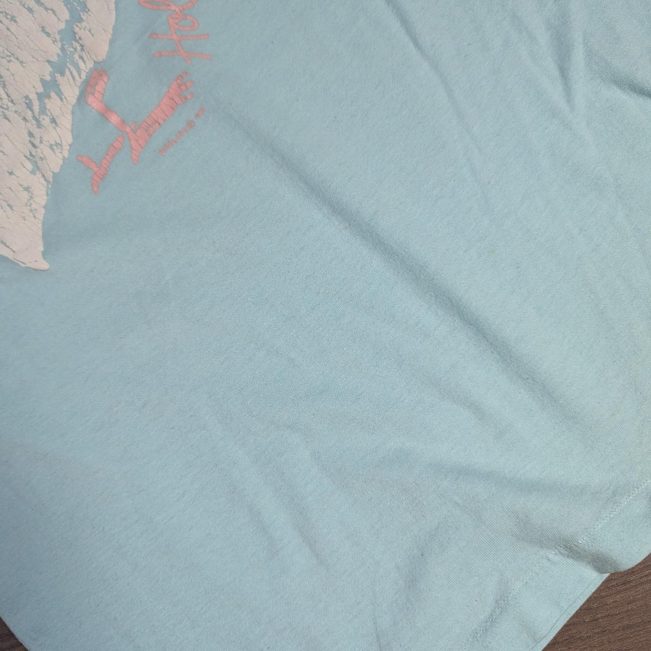 Vintage 90's Holden Beach Birdlegs Blue Pelican Graphic T-Shirt Women's M