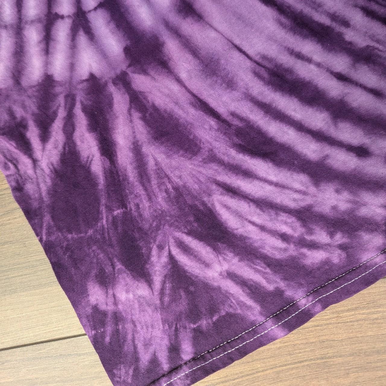 00'S Vintage Purple Tie Dye Graphic T-Shirt Women's S