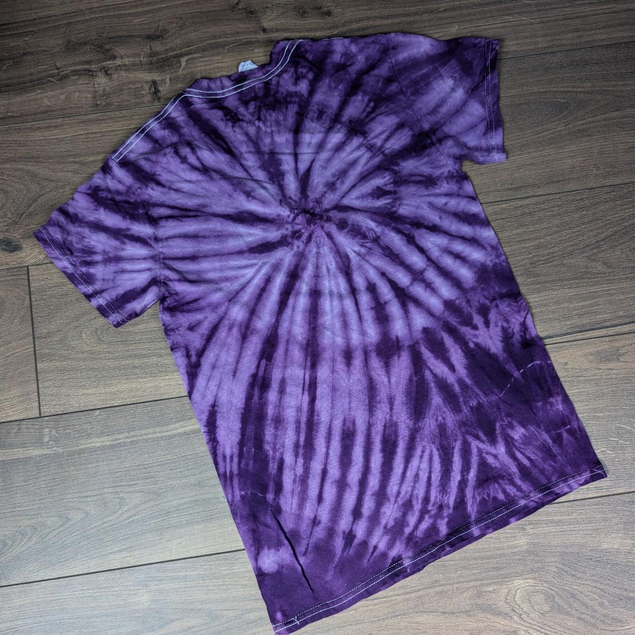 00'S Vintage Purple Tie Dye Graphic T-Shirt Women's S