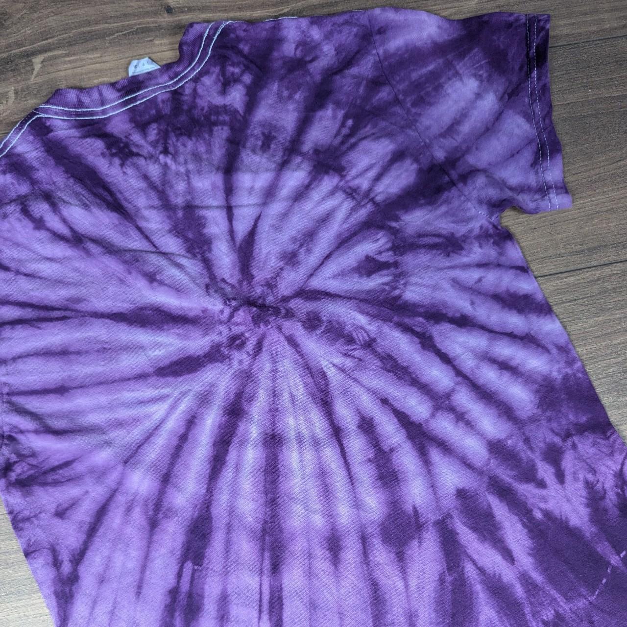 00'S Vintage Purple Tie Dye Graphic T-Shirt Women's S