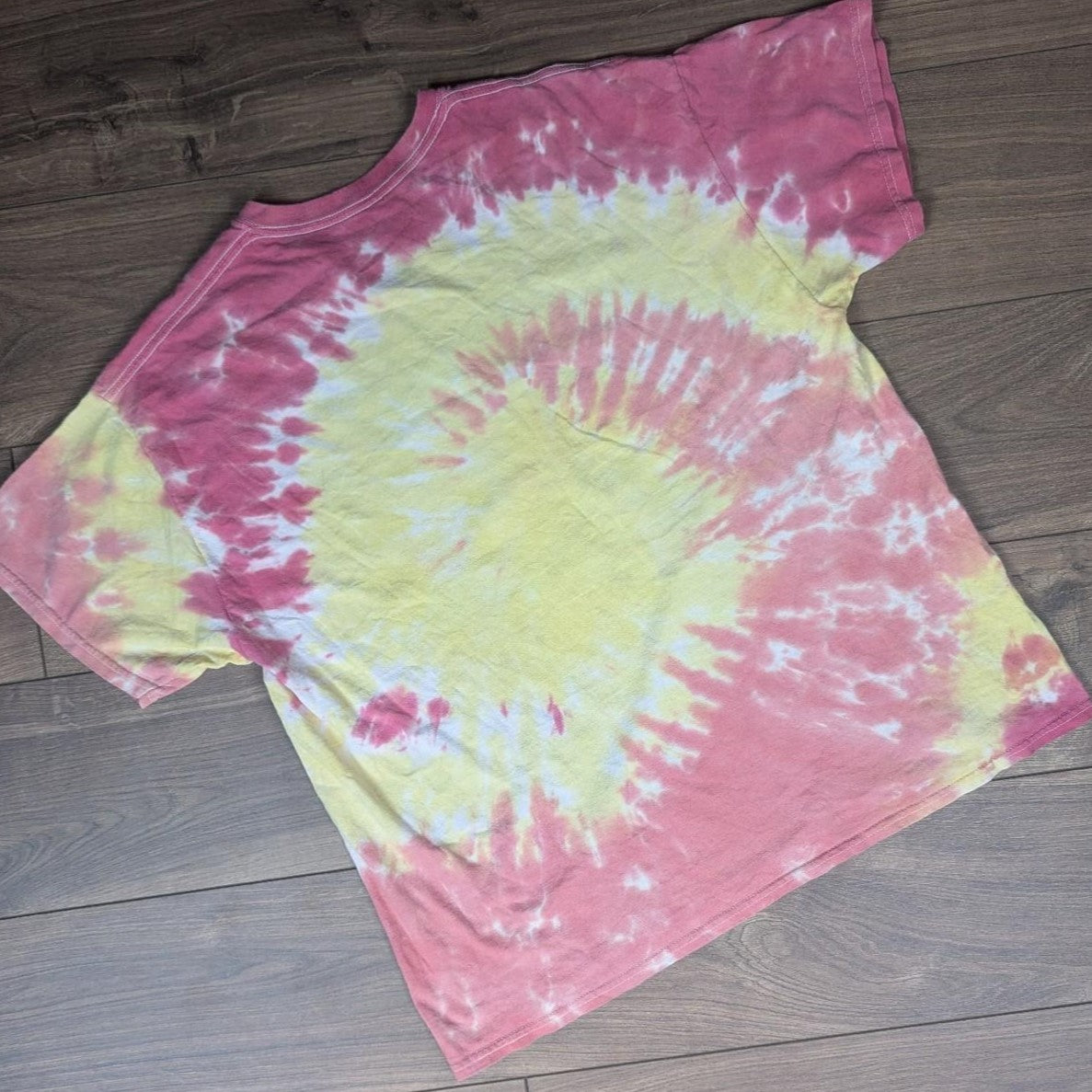 Notorious BIG Red Yellow Tie Dye Graphic T-Shirt Men's XL