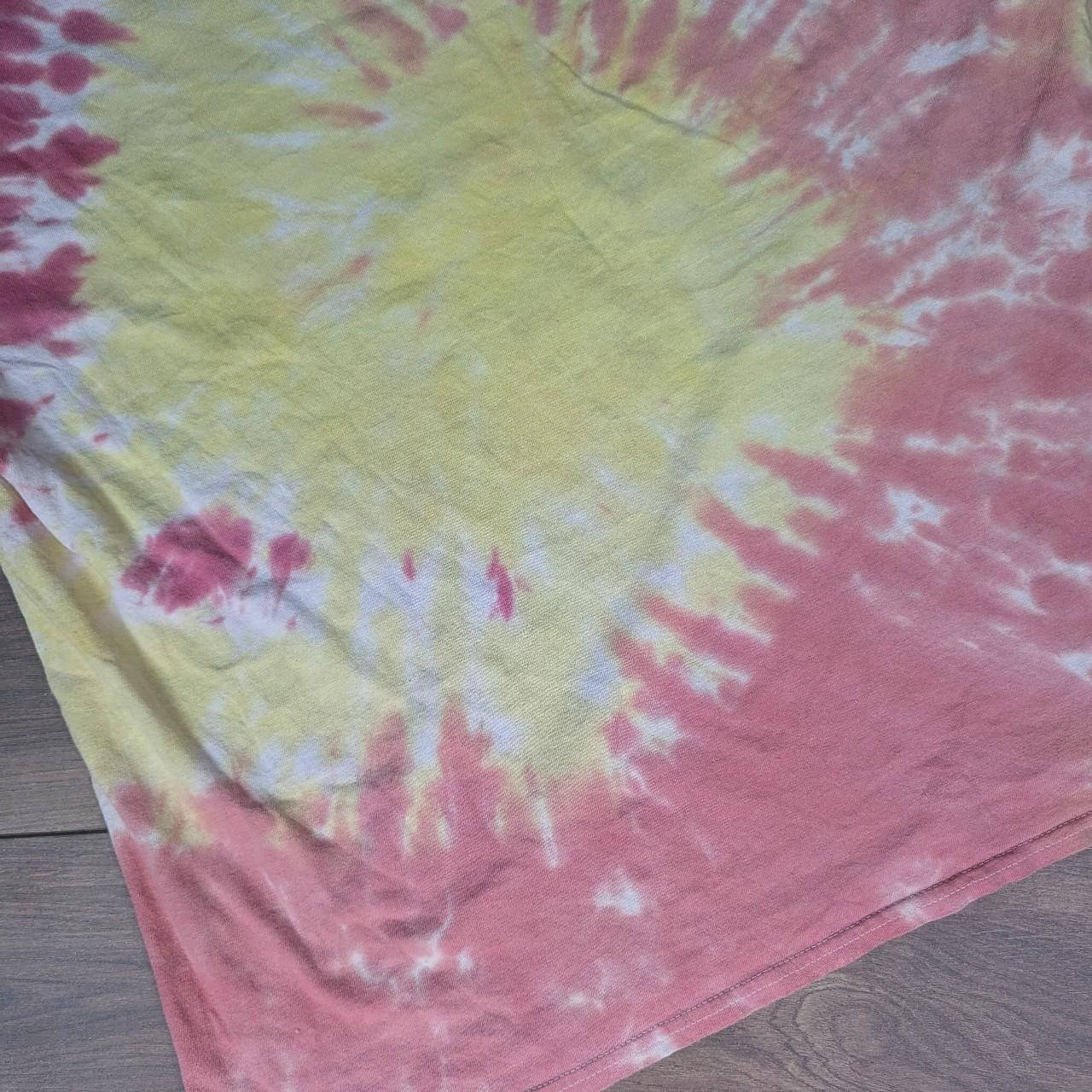 Notorious BIG Red Yellow Tie Dye Graphic T-Shirt Men's XL