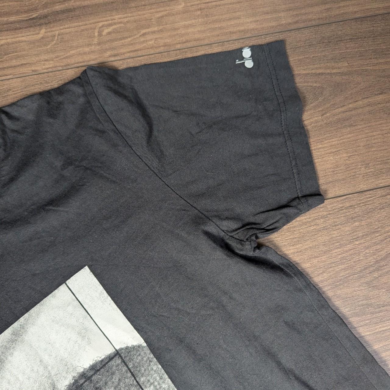 Diadora Black Attack the Net Graphic T-Shirt Size L
