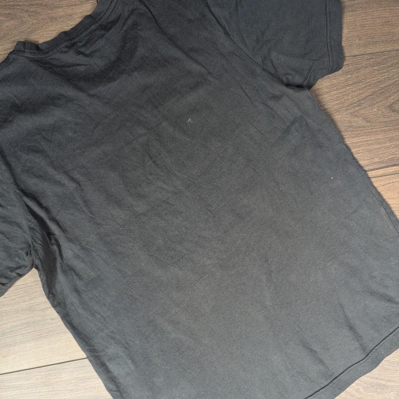 Diadora Black Attack the Net Graphic T-Shirt Size L