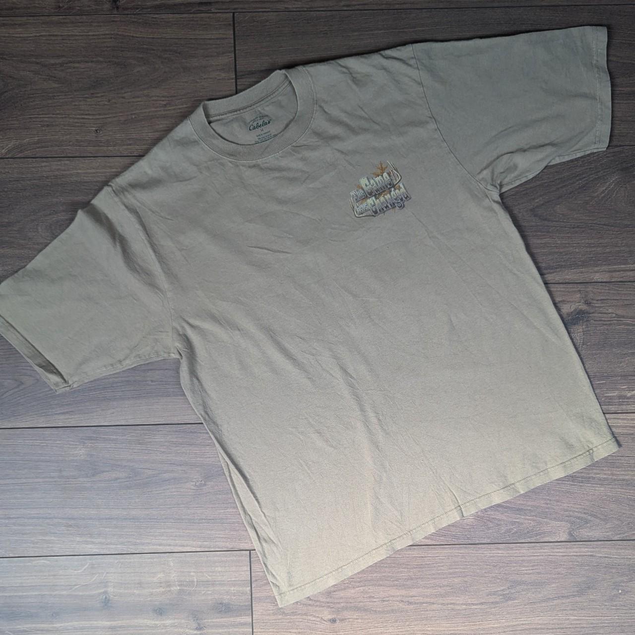 Brown Vintage 90's No Hunting The Game Has Changed Graphic T-Shirt