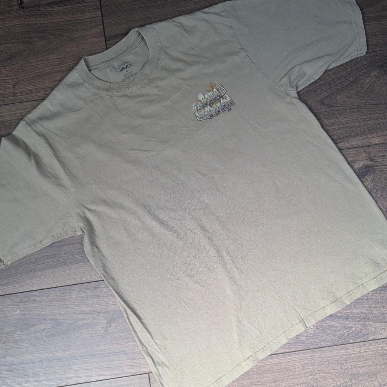 Brown Vintage 90's No Hunting The Game Has Changed Graphic T-Shirt