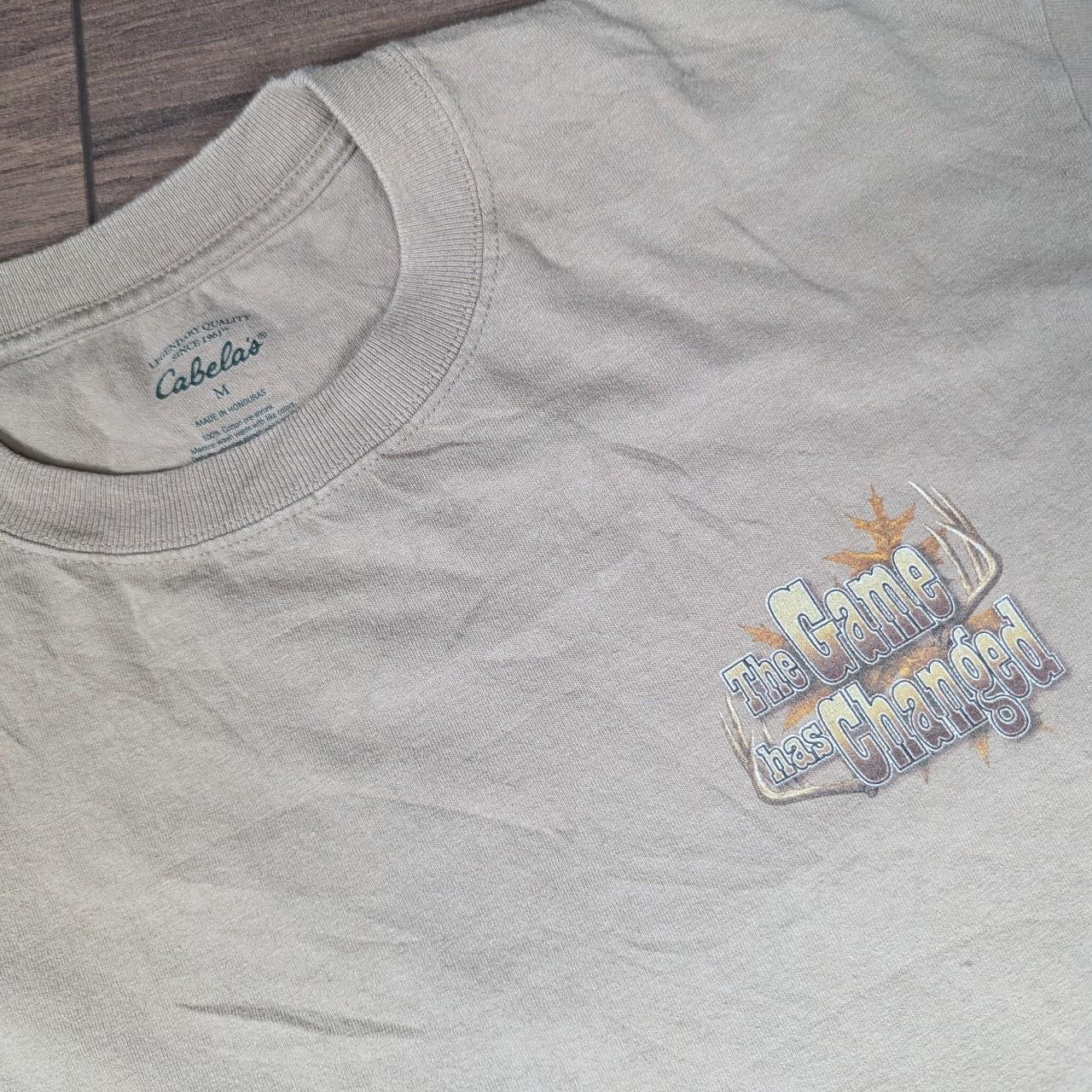 Brown Vintage 90's No Hunting The Game Has Changed Graphic T-Shirt
